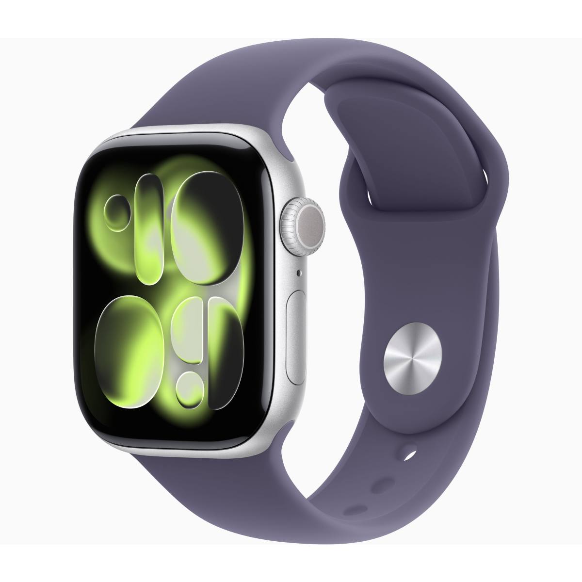 APPLE Smartwatch Series 11 GPS 42 mm, Ασημί Αλουμίνιο με Μωβ Fog Λουράκι S/M | Apple| Image 2