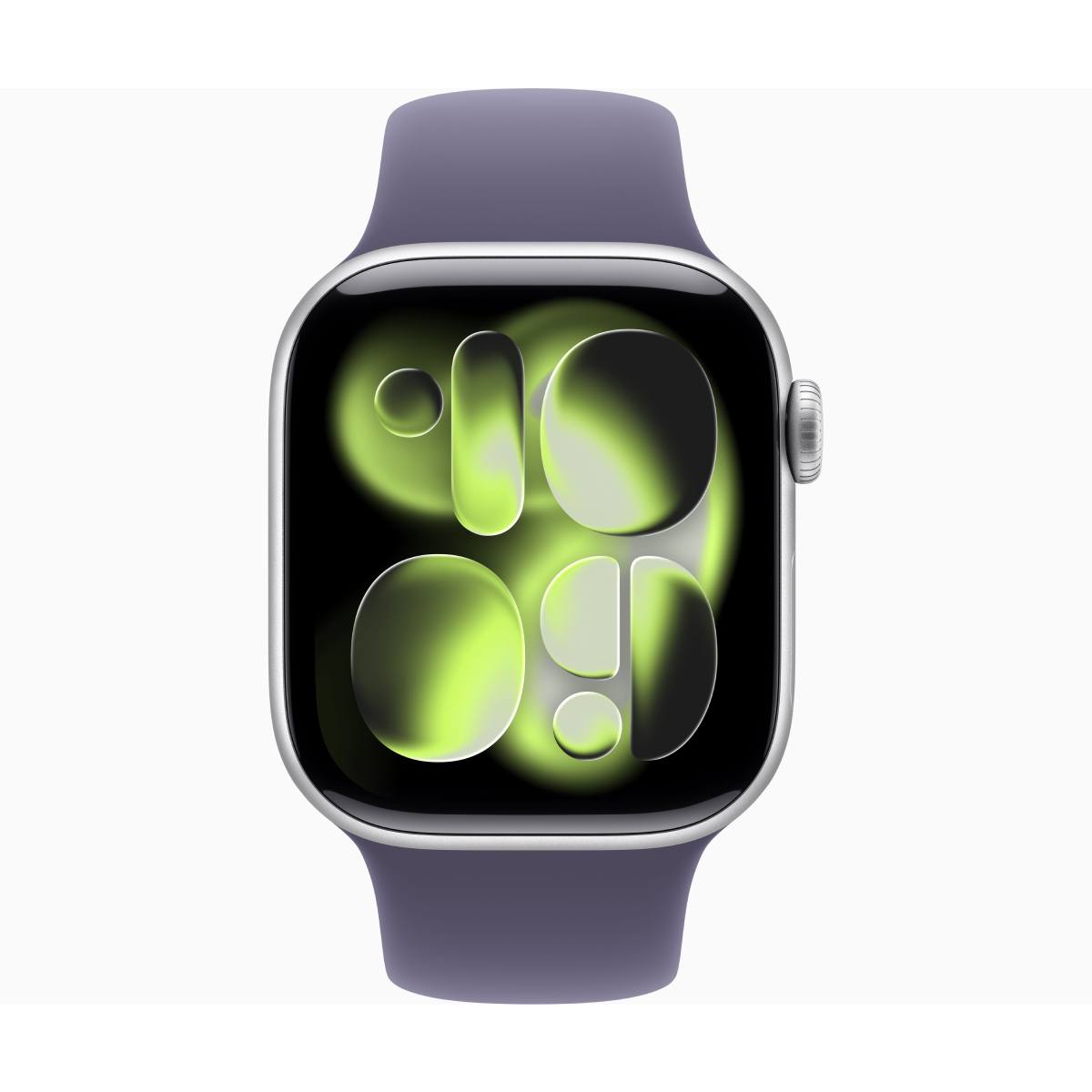 APPLE Smartwatch Series 11 GPS 46 mm, Ασημί Αλουμίνιο με Μωβ Fog Λουράκι M/L | Apple| Image 1