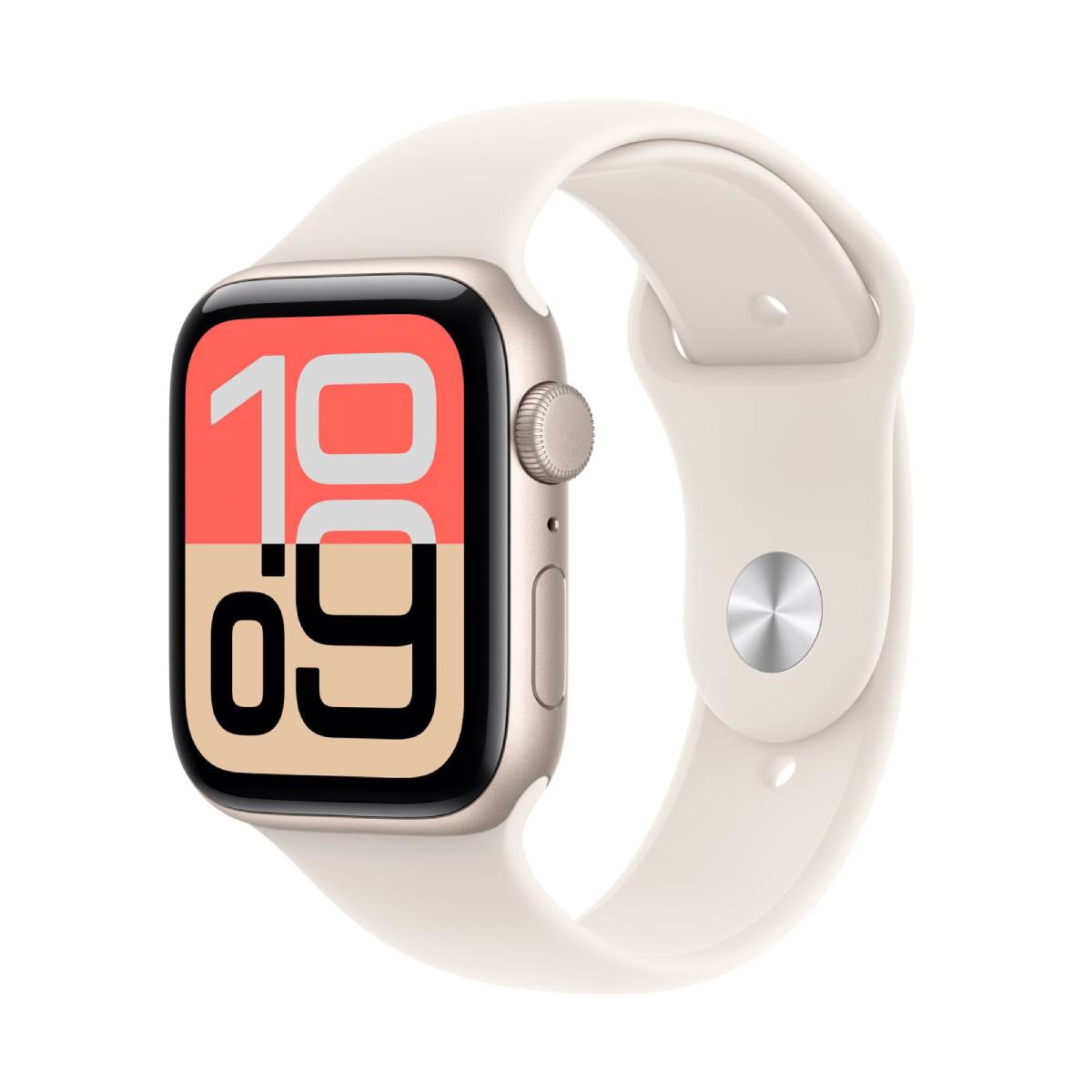 APPLE Watch SE 3 GPS + Cellular Smartwatch 44mm, Starlight Αλουμίνιο με Starlight Αθλητικό Λουράκι M/L | Apple| Image 2