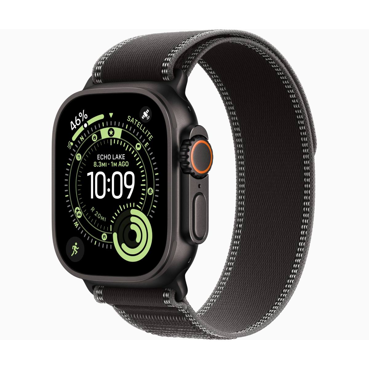 APPLE Smartwatch Ultra 3 GPS + Cellular 49mm, Μαύρο Τιτάνιο με Μαύρο Charcoal Λουράκι S/M | Apple| Image 2