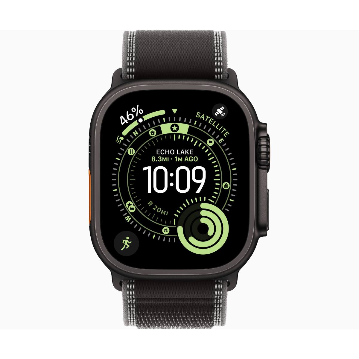 APPLE Smartwatch Ultra 3 GPS + Cellular 49mm, Μαύρο Τιτάνιο με Μαύρο Charcoal Λουράκι M/L | Apple| Image 1