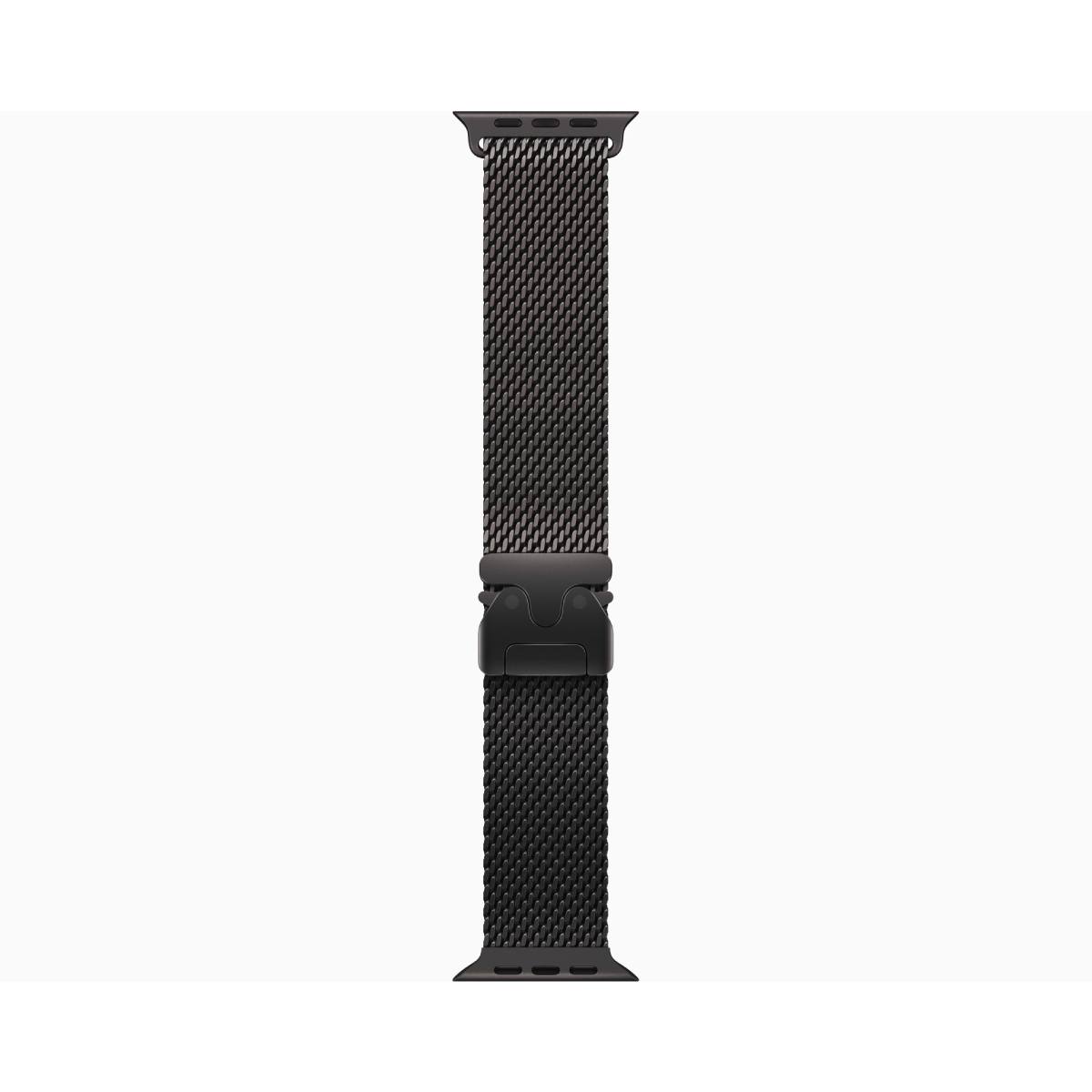 APPLE Smartwatch Ultra 3 GPS + Cellular 49mm, Μαύρο Τιτάνιο με Μαύρο Milanese Λουράκι Large | Apple| Image 3