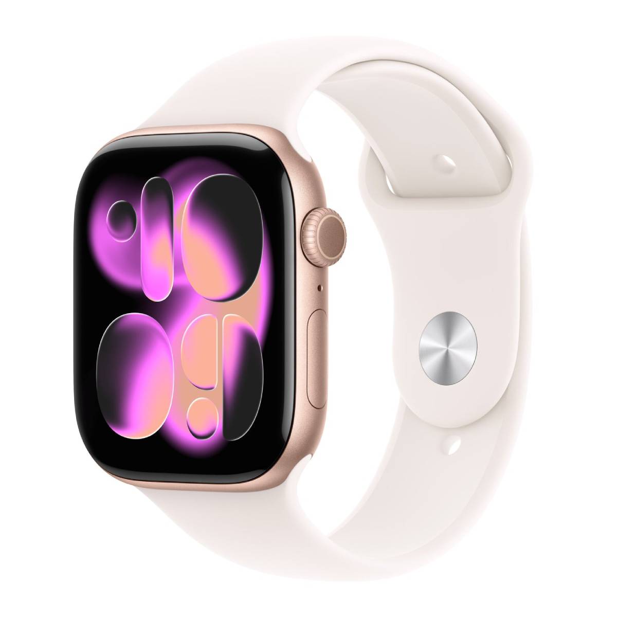 APPLE Smartwatch Series 11 GPS + Cellular 42 mm, Ροζ Χρυσό Αλουμίνιο με Light Blush Λουράκι M/L | Apple| Image 2