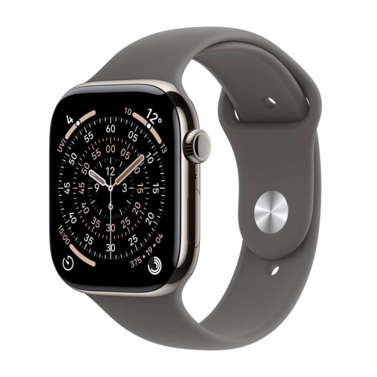 APPLE Smartwatch Series 11 GPS + Cellular 42 mm, Φυσικό Τιτανίου με Γκρι Αθλητικό Λουράκι S/M | Apple| Image 2