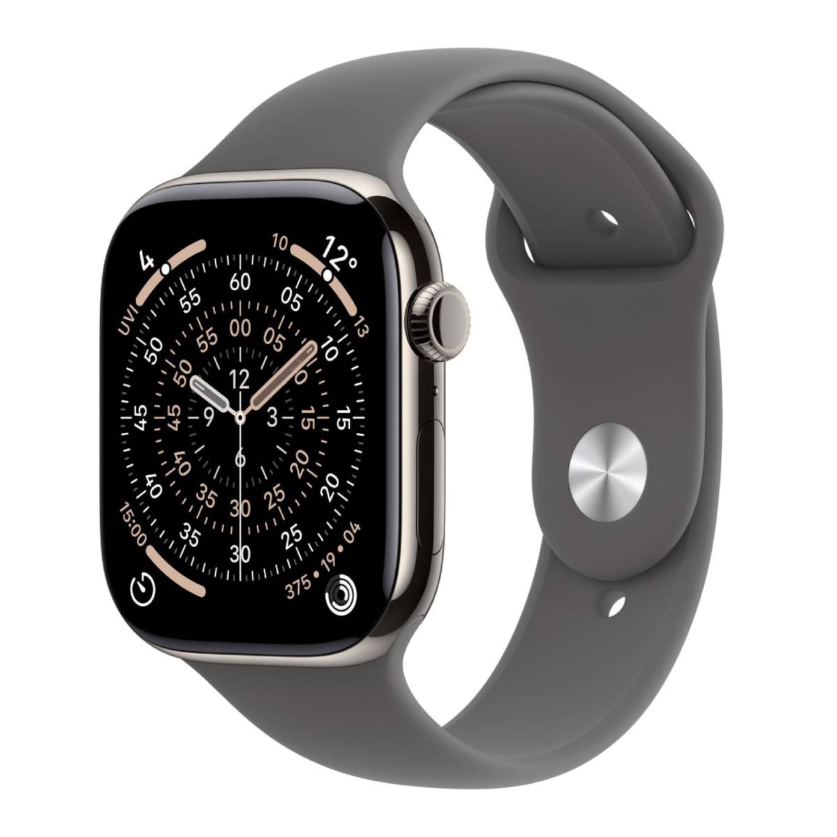 APPLE Smartwatch Series 11 GPS + Cellular 46 mm, Φυσικό Τιτανίου με Γκρι Αθλητικό Λουράκι S/M | Apple| Image 2
