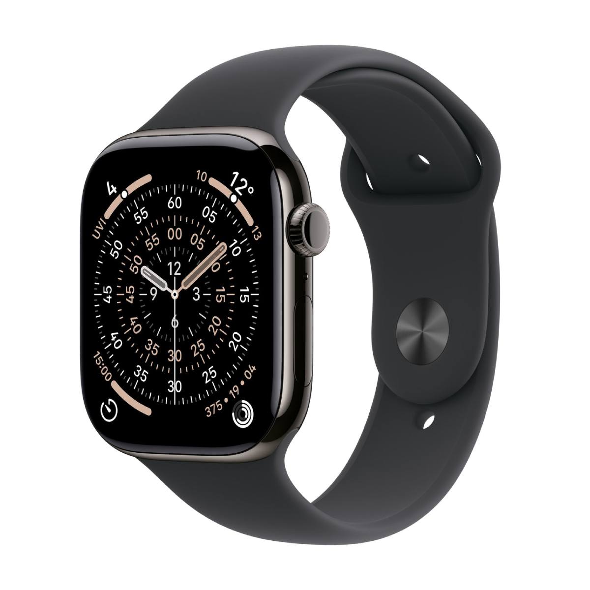APPLE Smartwatch Series 11 GPS + Cellular 46 mm, Slate Titanium with Black Sport Band S/M | Apple| Image 2