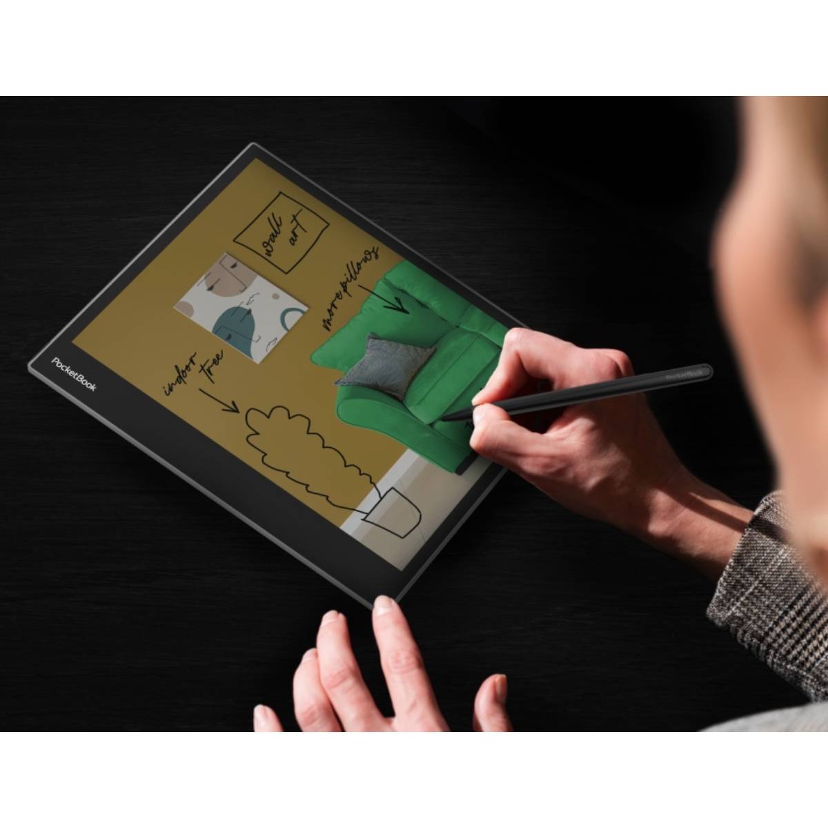POCKETBOOK PB1042-M-WW InkPad Eo E-Book Reader, Grey | Pocketbook| Image 3