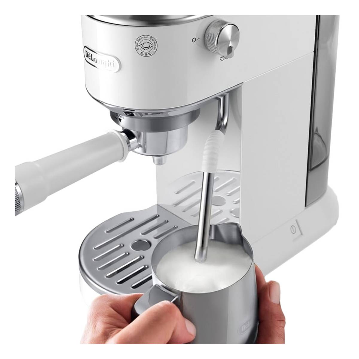 DELONGHI EC890.WI Dedica Duo Espresso Machine, White | Delonghi| Image 4