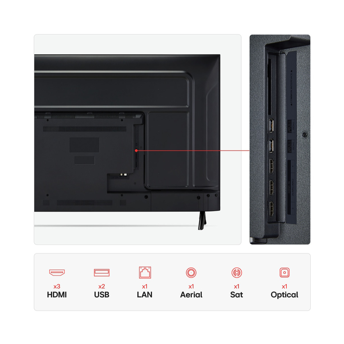 LG 55UA73003LA UHD 4K Smart LED Τηλεόραση, 55" product image  | image 3
