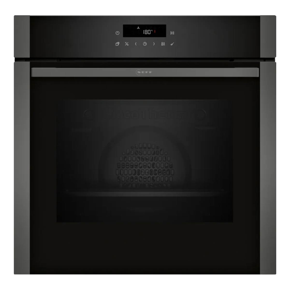NEFF B2ACJ7AG0 Εντοιχιζόμενος Φούρνος με Πυρόλυση 71 Λίτρα, Γραφίτης Γκρίζο | Neff| Image 1