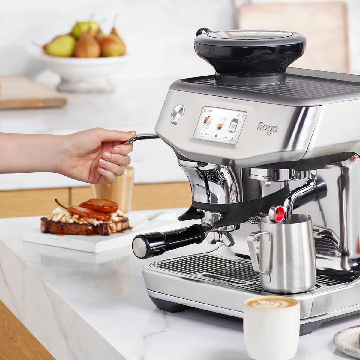 SAGE SES882BSS4GUK1 the Barista Touch Impress Μηχανή Espresso | Sage| Image 7