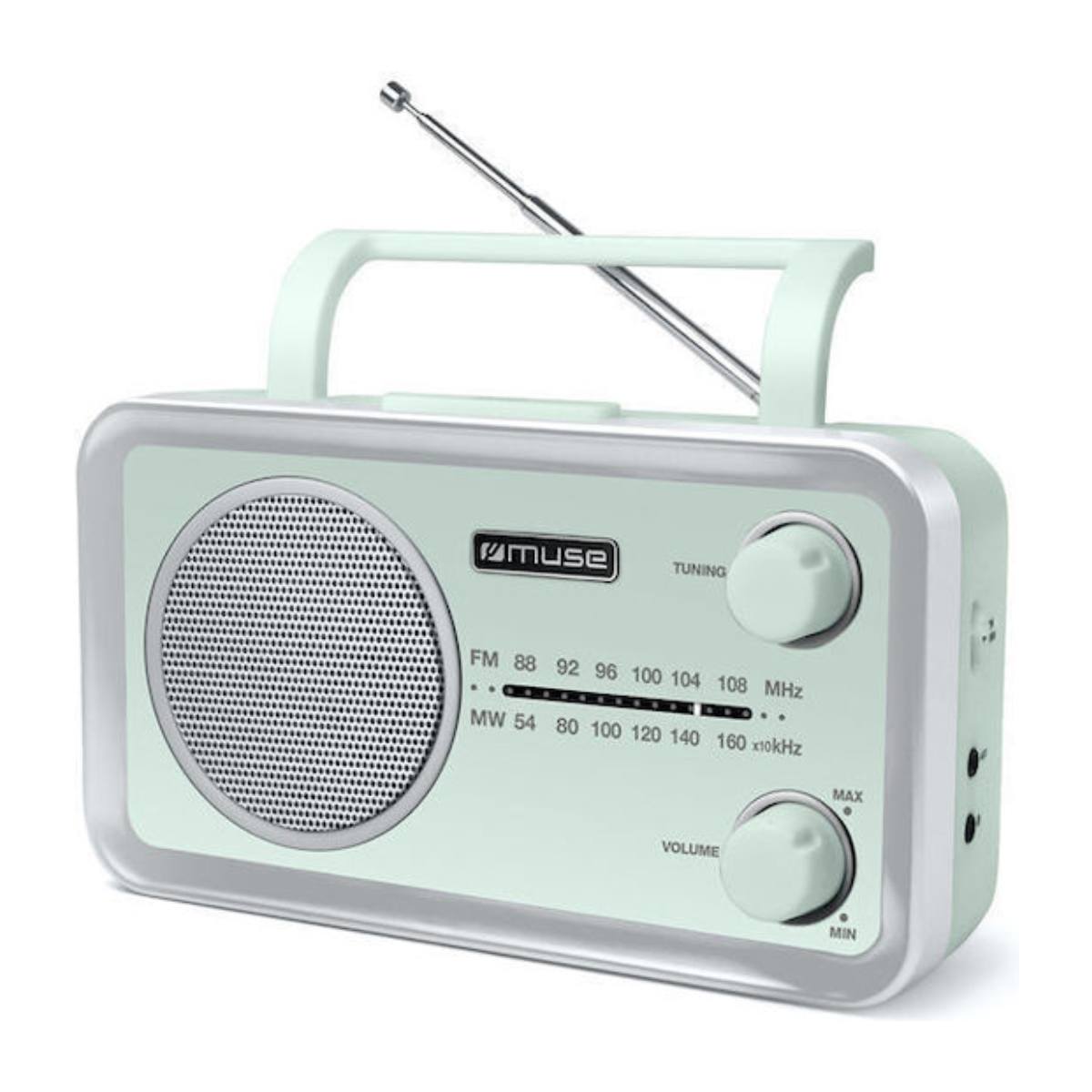 MMUSE MF-060 AG Portable Radio, Light Green  | Muse| Image 1