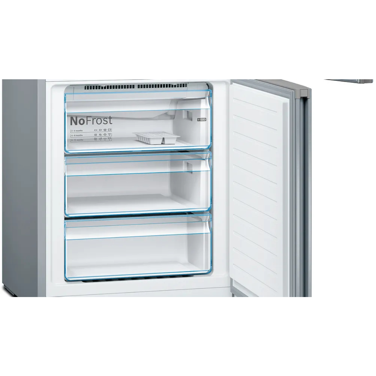 BOSCH KGN49XIEA Refrigerator with Bottom Freezer, Silver | Bosch| Image 4