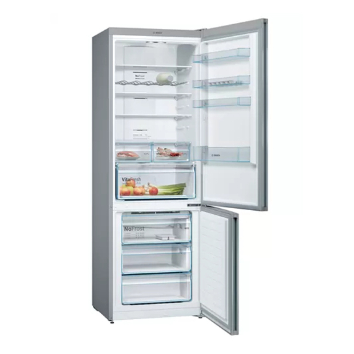 BOSCH KGN49XIEA Refrigerator with Bottom Freezer, Silver | Bosch| Image 2