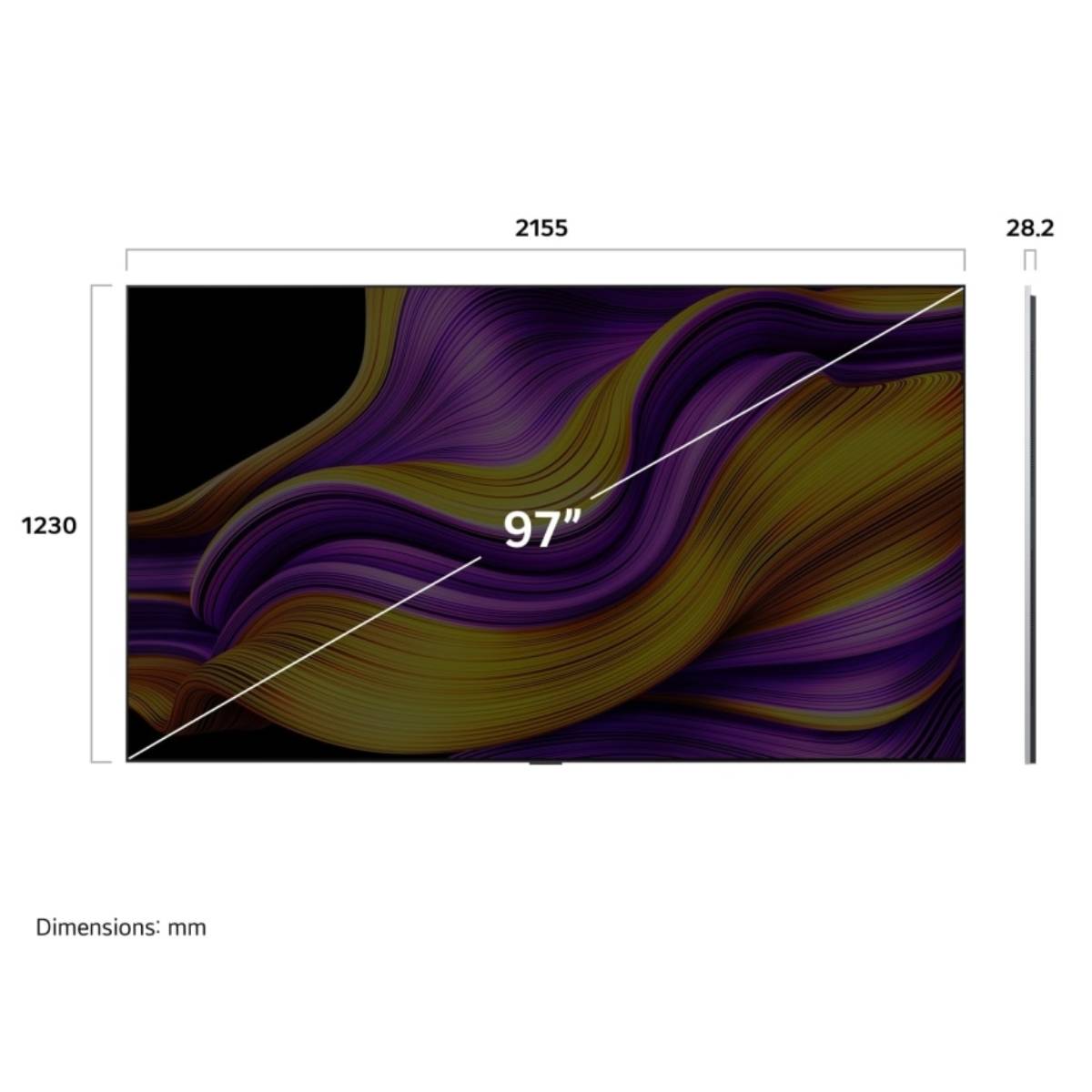 LG OLED97G54LW OLED EVO G5 4K Smart Τηλεόραση, 97" | Lg| Image 3