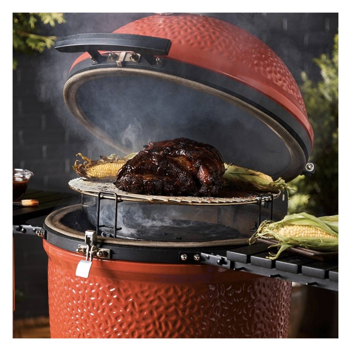KAMADO JOE KJ15040921 Series III Ψησταριά Κάρβουνου Φ47cm, Κόκκινο | Kamado-joe| Image 8
