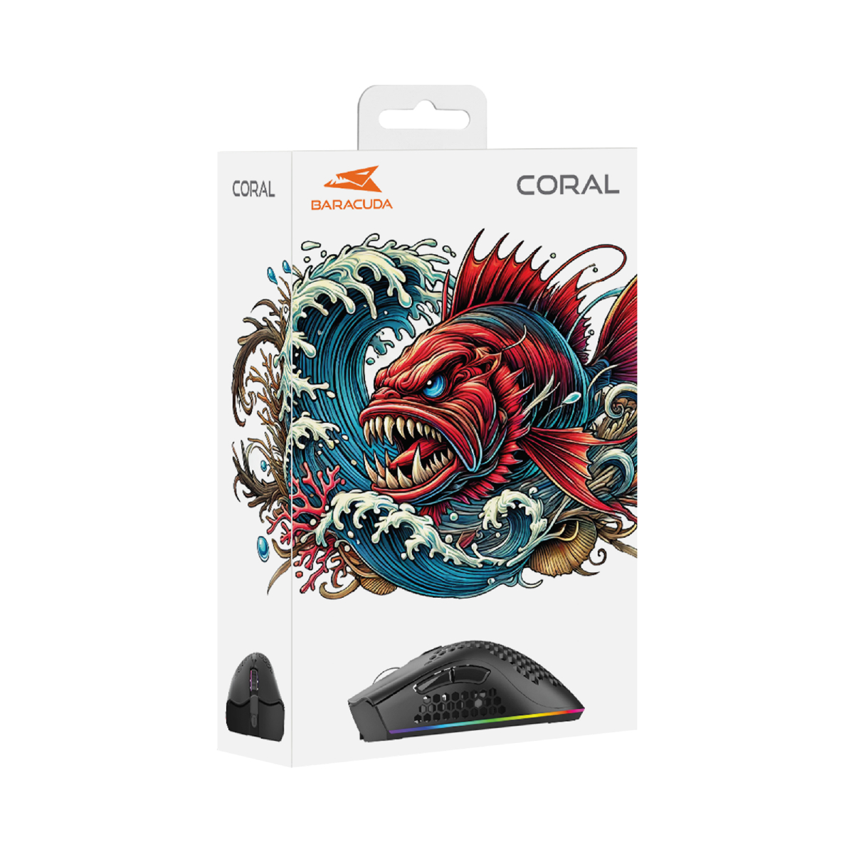 BARACUDA BGM-031 Coral Ενσύρματο Gaming Ποντίκι, Μαύρο | Baracuda| Image 6