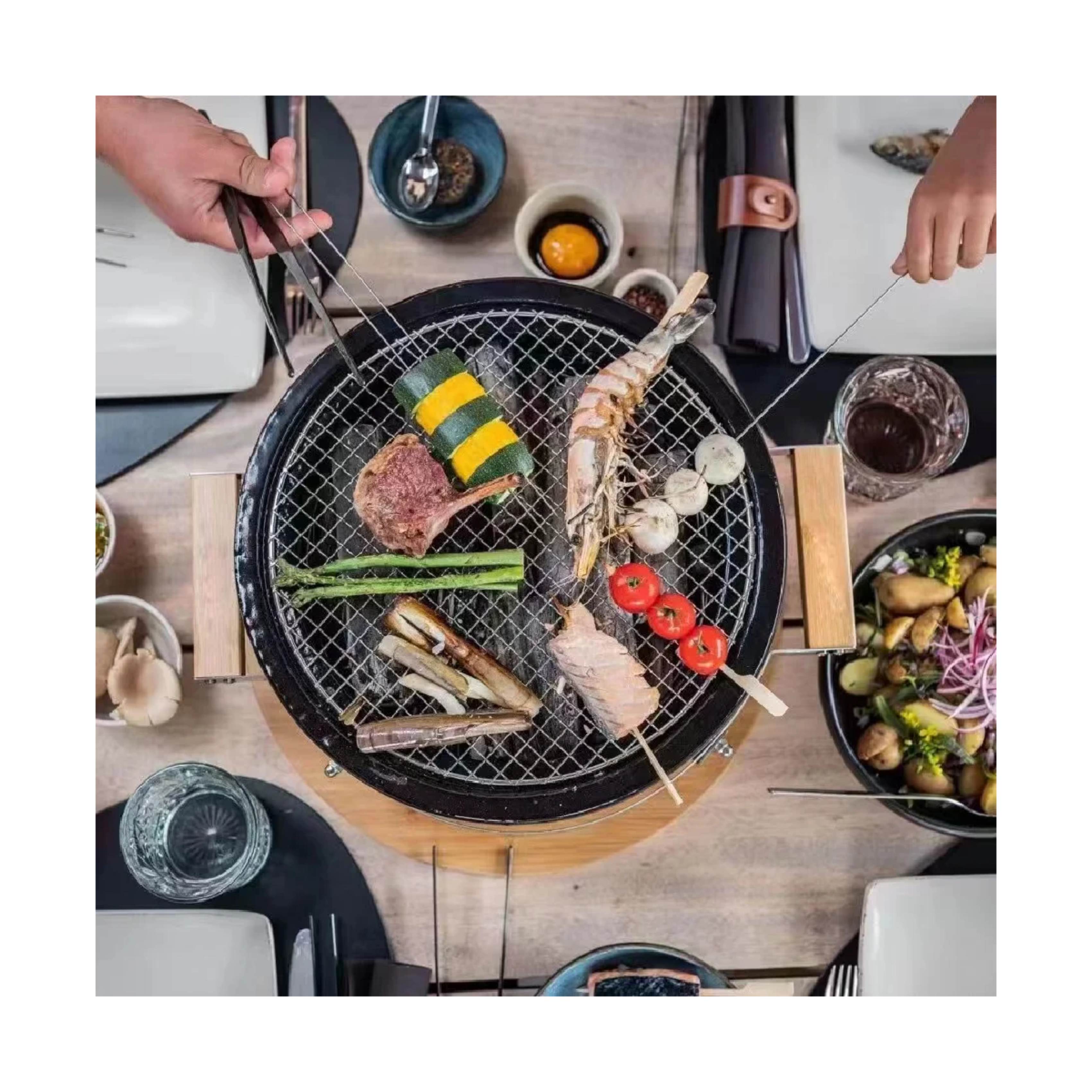 KAMADO IMS-15HRO Στρόγγυλη Ψησταριά Κάρβουνου Hibachi  | Kamado| Image 6
