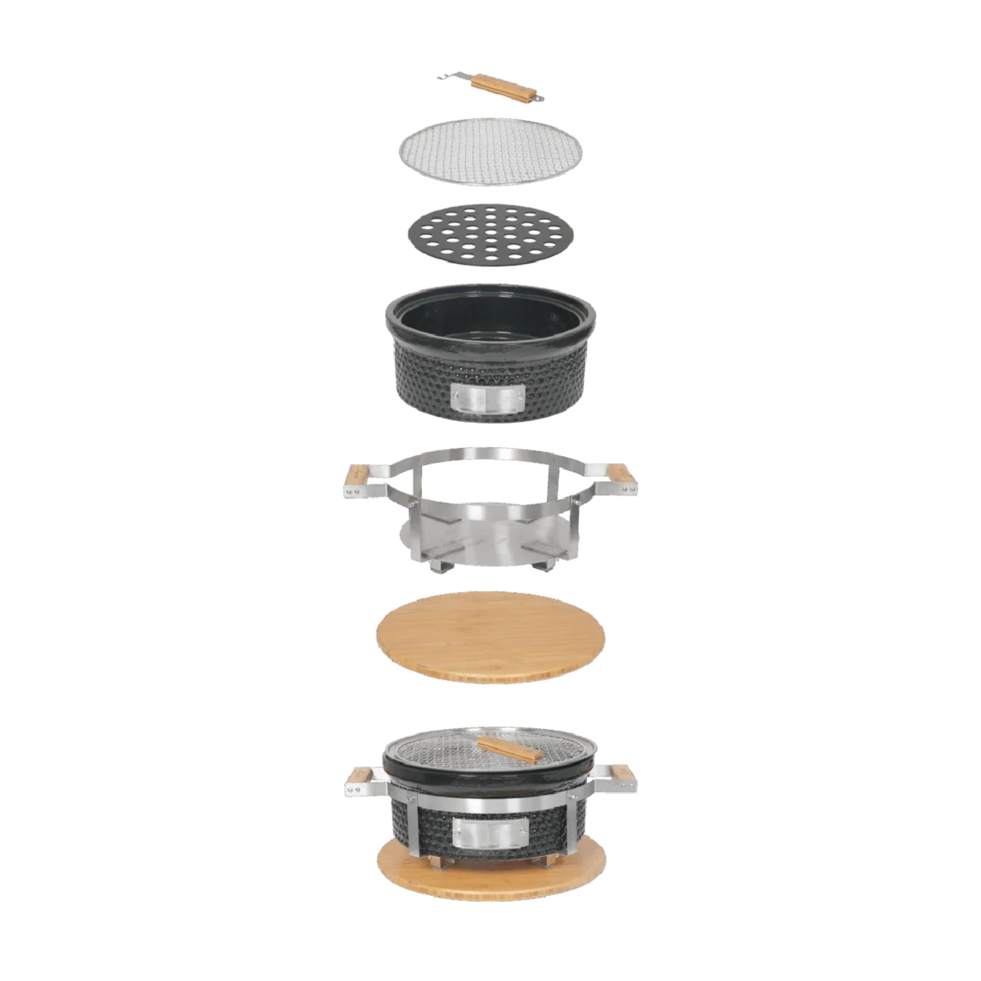 KAMADO IMS-15HRO Στρόγγυλη Ψησταριά Κάρβουνου Hibachi  | Kamado| Image 2