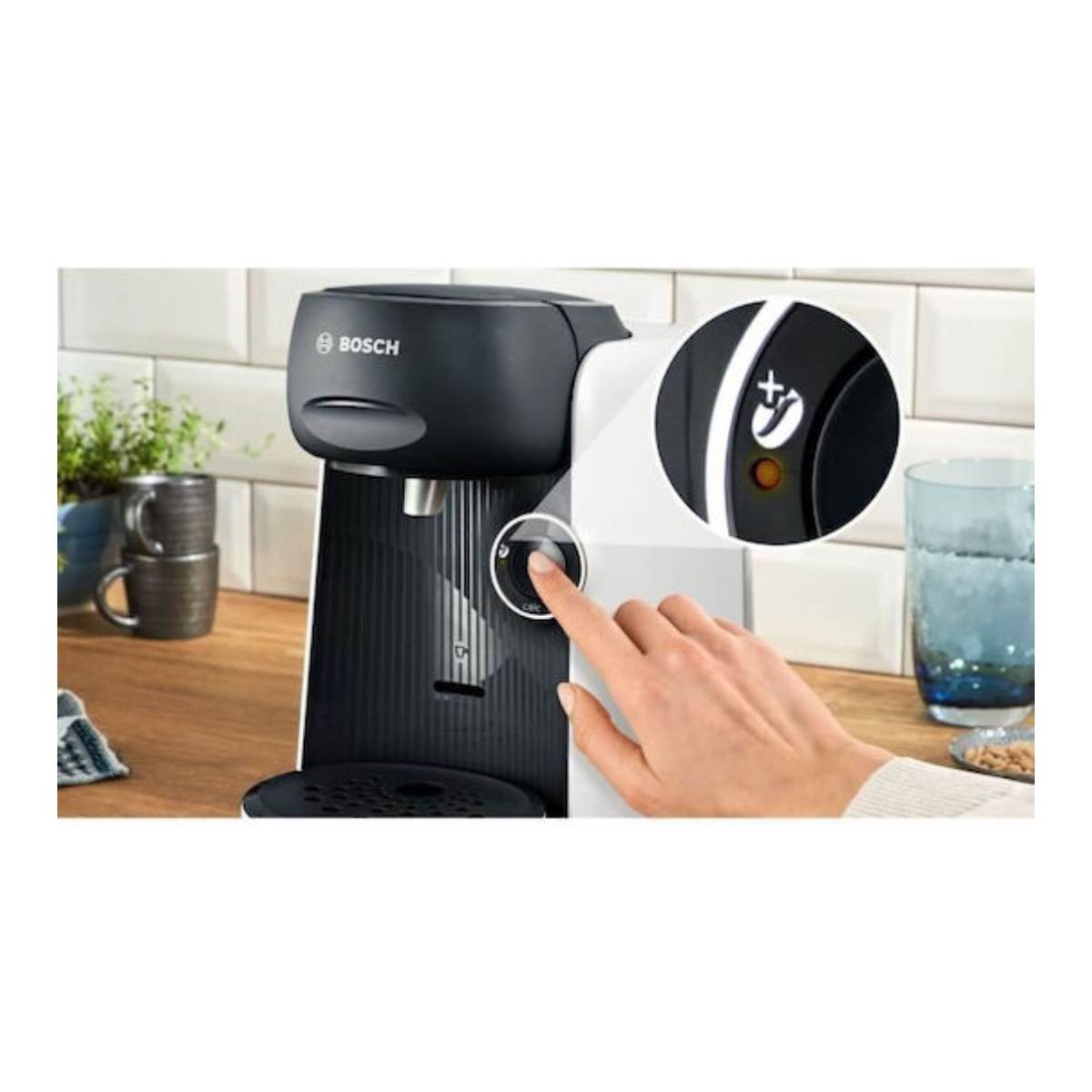 BOSCH TAS164E Finesse Καφετιέρα με Κάψουλες, Άσπρο | Bosch| Image 2