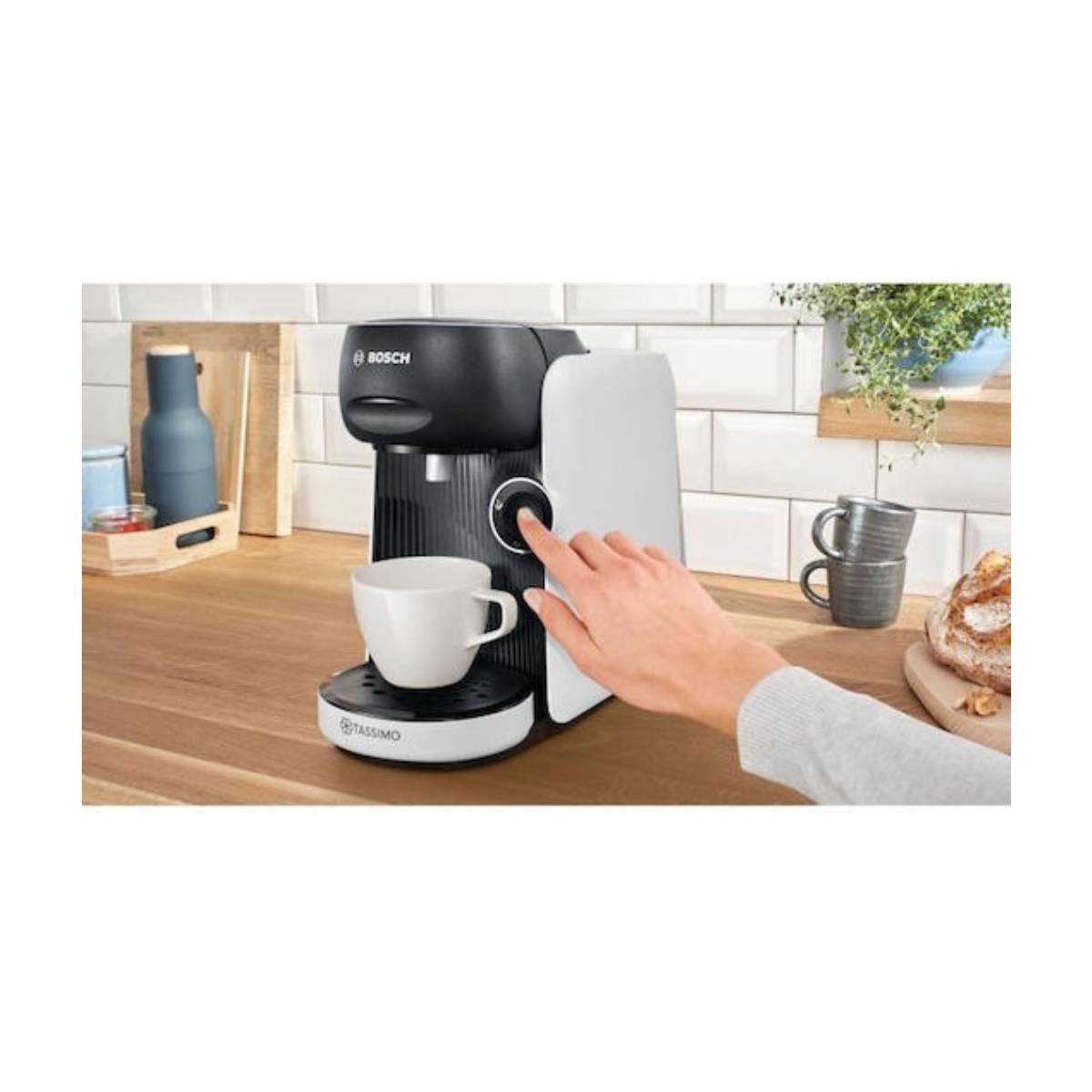 BOSCH TAS164E Finesse Καφετιέρα με Κάψουλες, Άσπρο | Bosch| Image 3