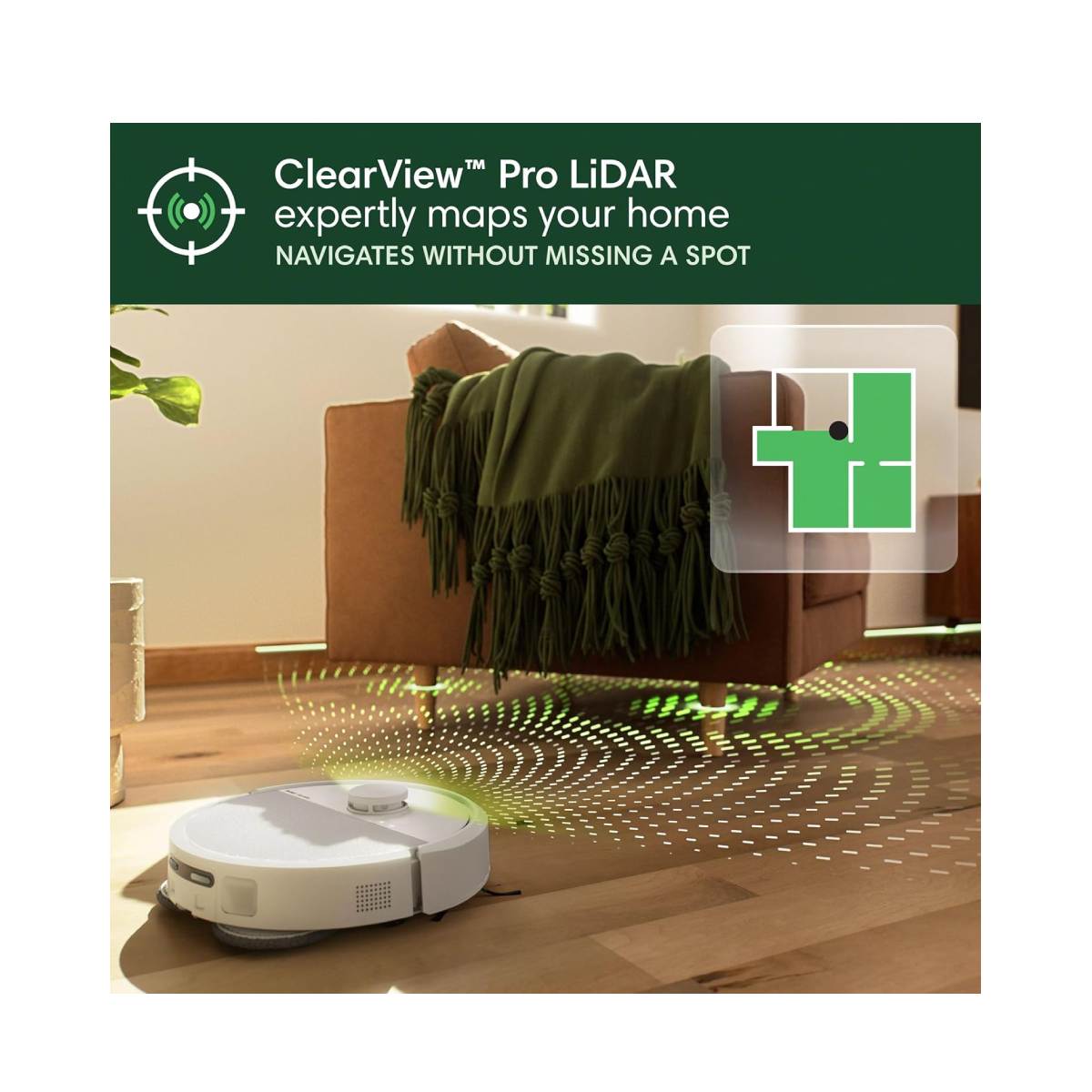 ROOMBA N185240 Plus 505 Combo + AutoWash Βάση Ρομποτική Σκούπα - Σφουγγαρίστρα, Άσπρο | Irobot| Image 6