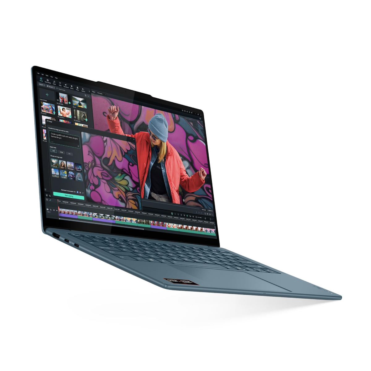 LENOVO 83JY0070CY Yoga Slim 7 Laptop 14", Blue | Lenovo| Image 2