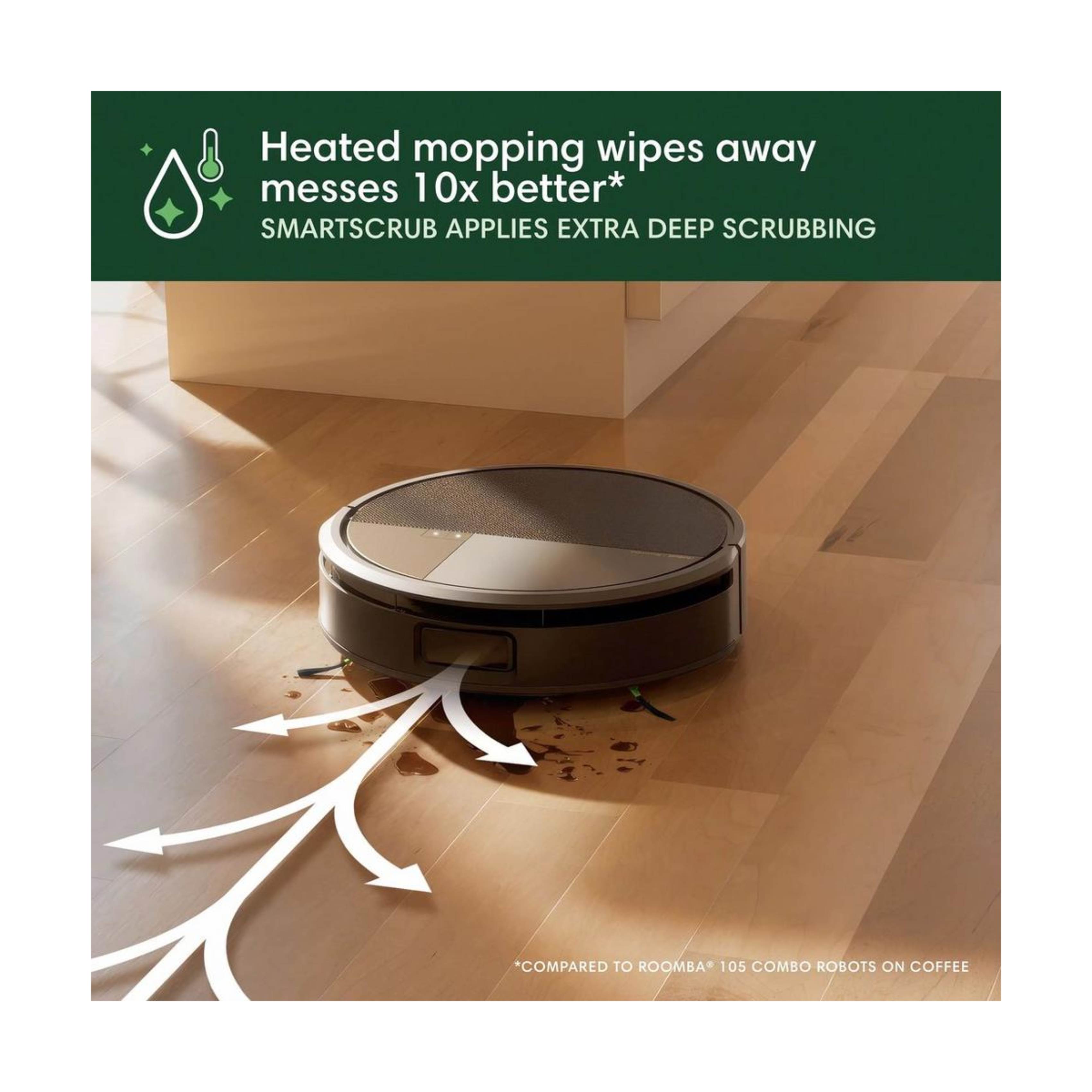 ROOMBA X185040 Max 705 Combo+ Ρομποτική Σκούπα-Σφουγγαρίστρα με Κάδο, Μαύρο  | Irobot| Image 3