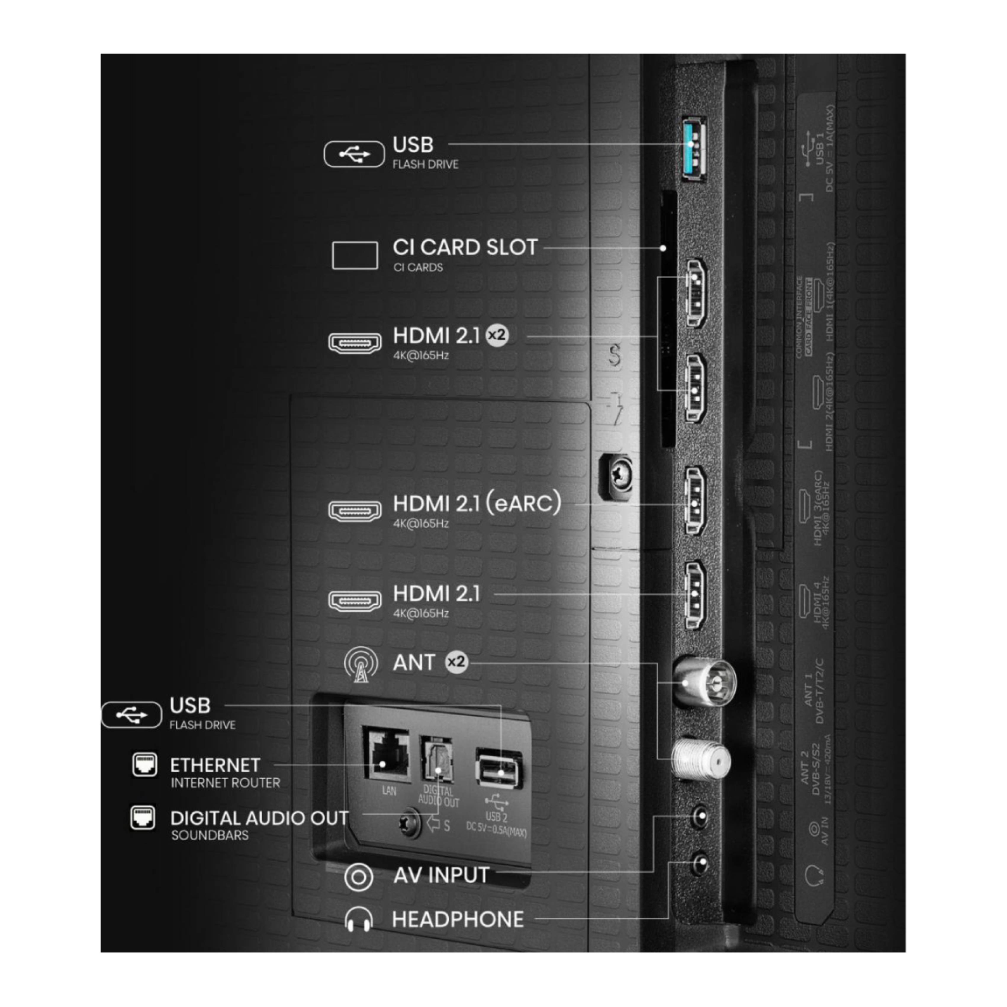 HISENSE 75U7Q Qled Mini LED 4Κ Τηλεόραση, 75"  | Hisense| Image 2