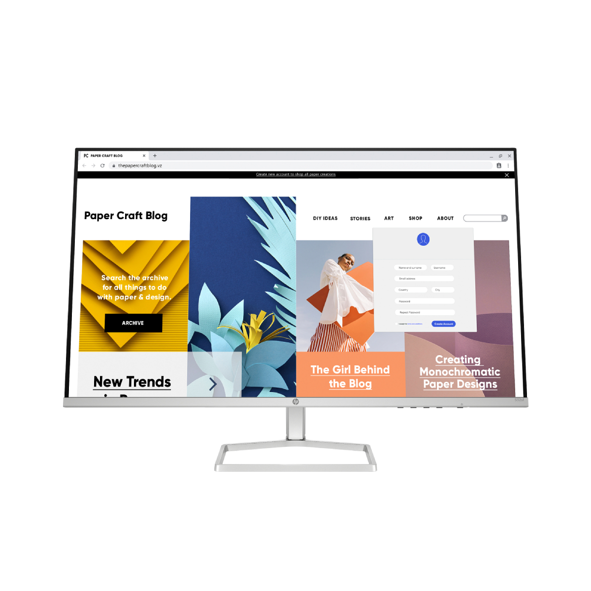 HP 532SF Series 5 Οθόνη Ηλεκτρονικού Υπολογιστή, 32" | Hp| Image 3