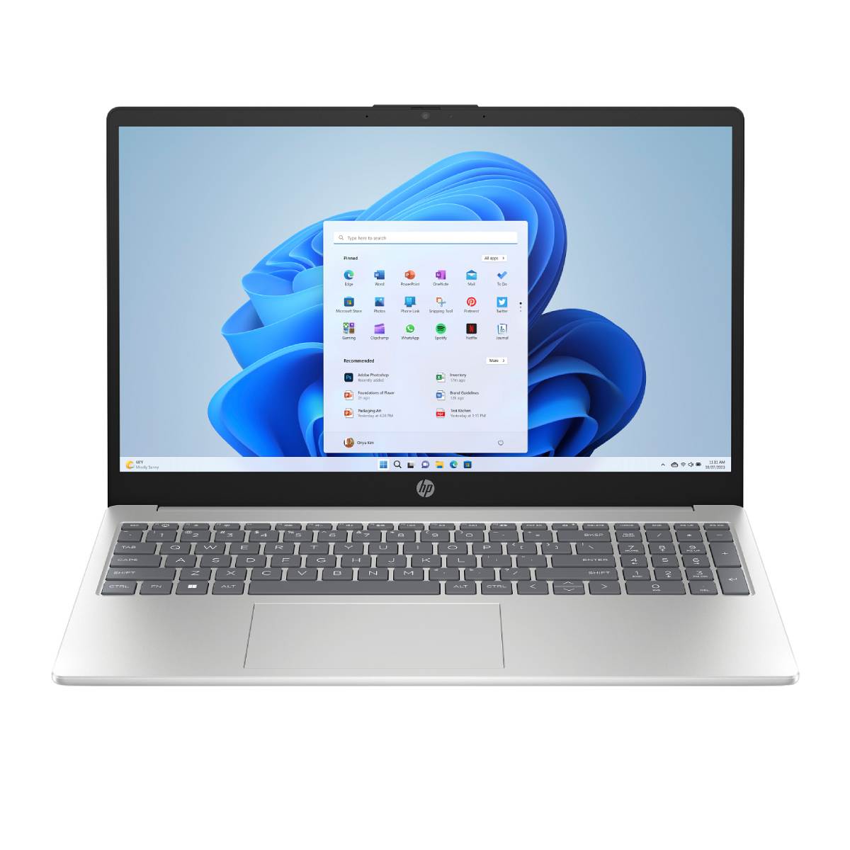 HP 15-FC0087NV Notebook Φορητός Υπολογιστής 15.6", Ασημί | Hp| Image 1