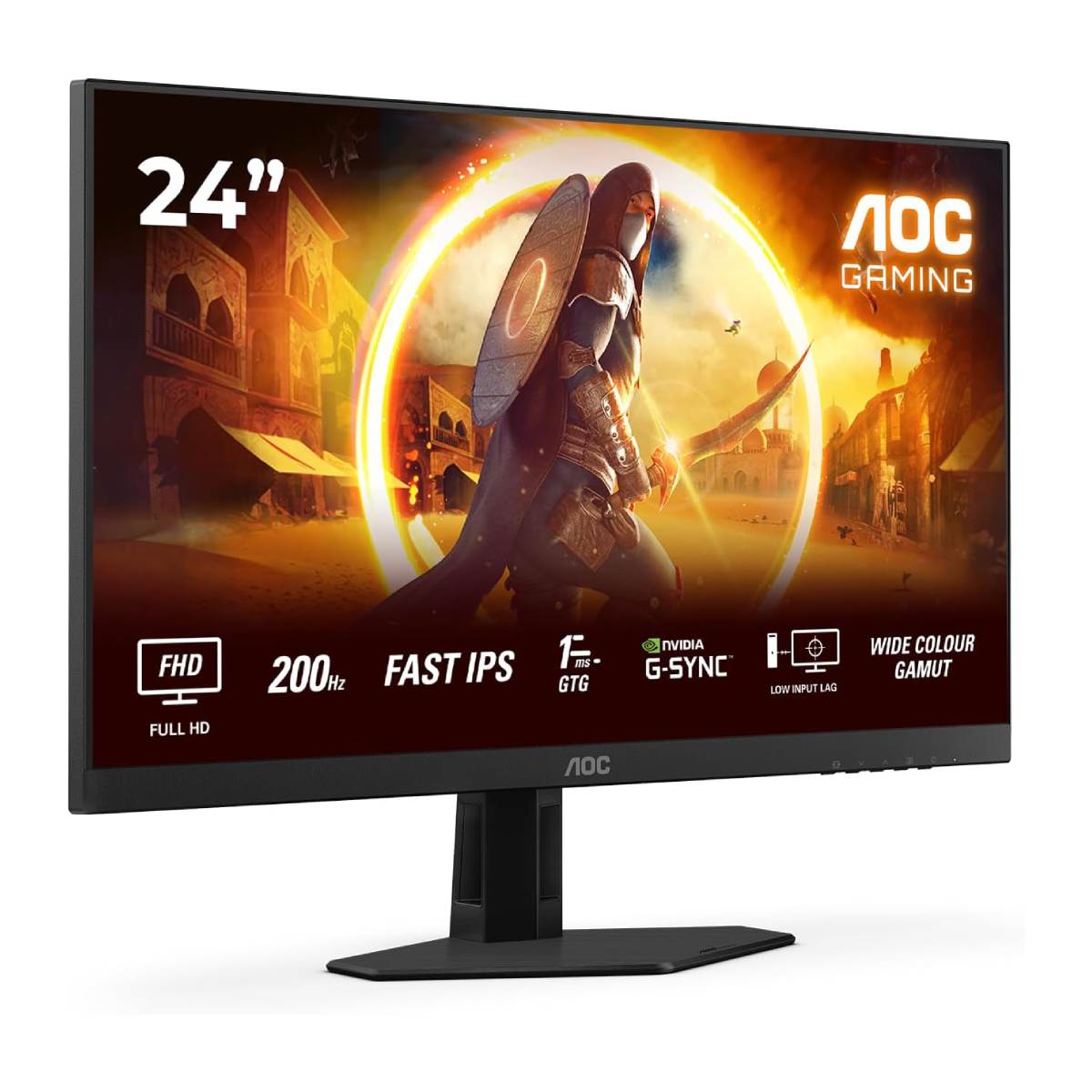 AOC 24G4HRE Gaming Οθόνη Ηλεκτρονικού Υπολογιστή, 24"  | Aoc| Image 2