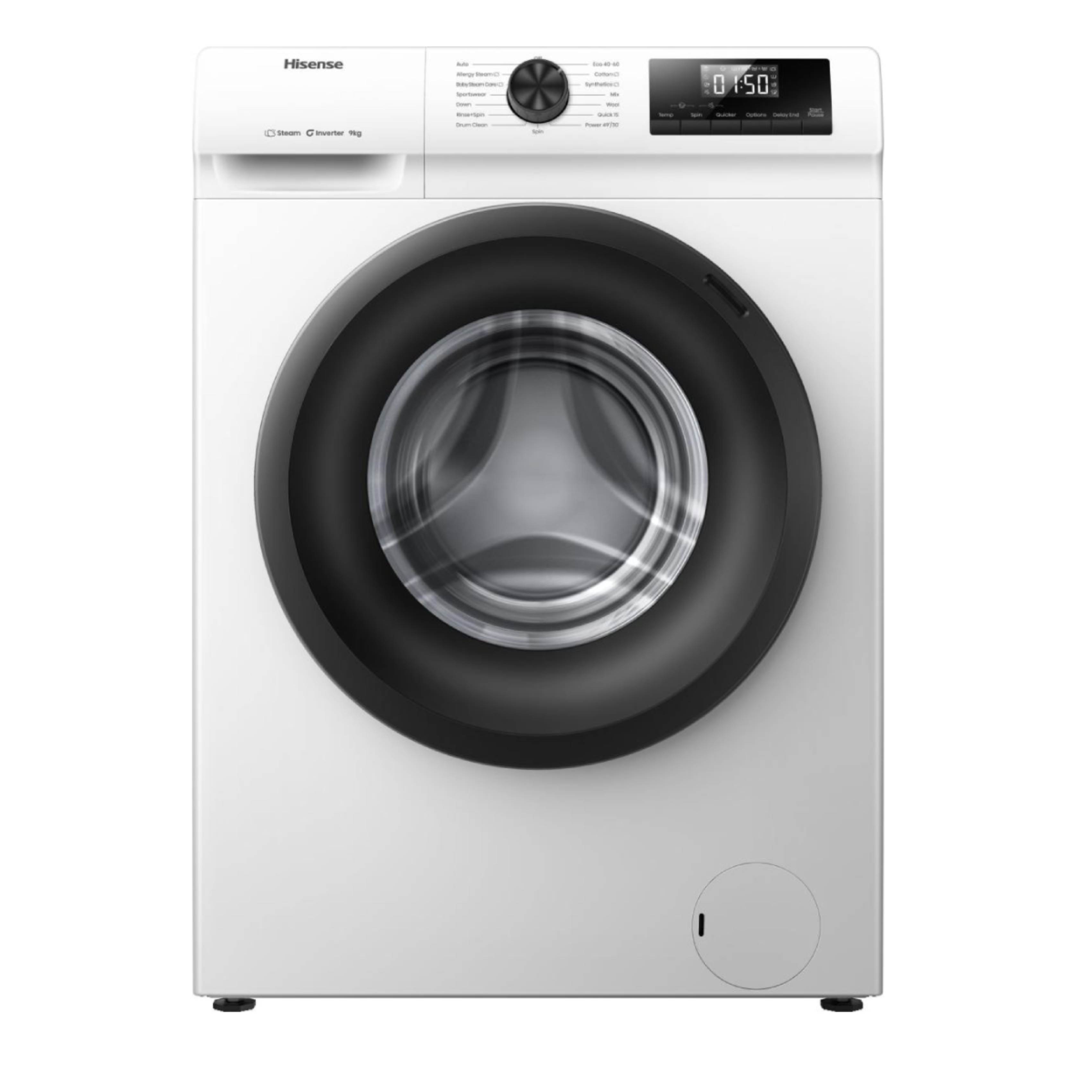 Image of suggested product: HISENSE WF1Q9041BW Πλυντήριο Ρούχων 9 kg, Άσπρο 