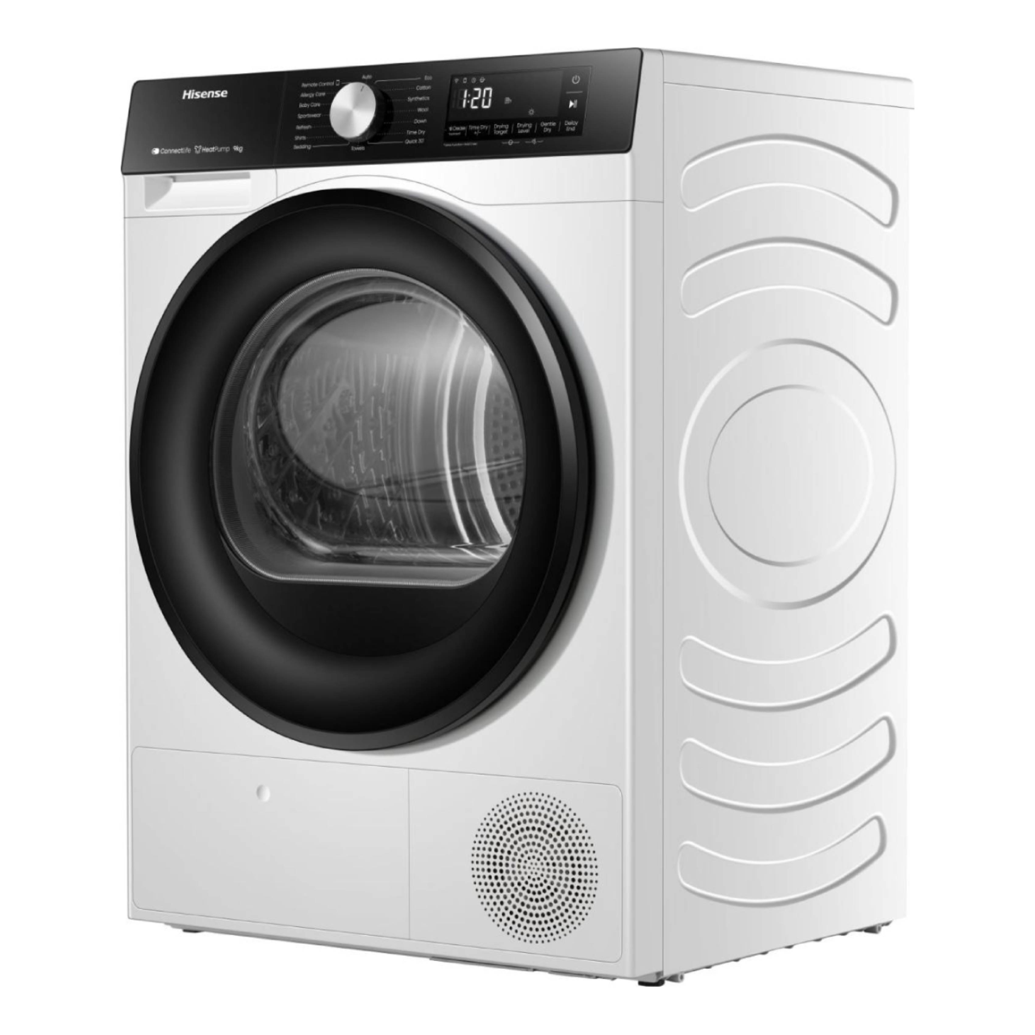 HISENSE DH3S902BW3 Στεγνωτήριο Ρούχων 9 kg, Άσπρο | Hisense| Image 2