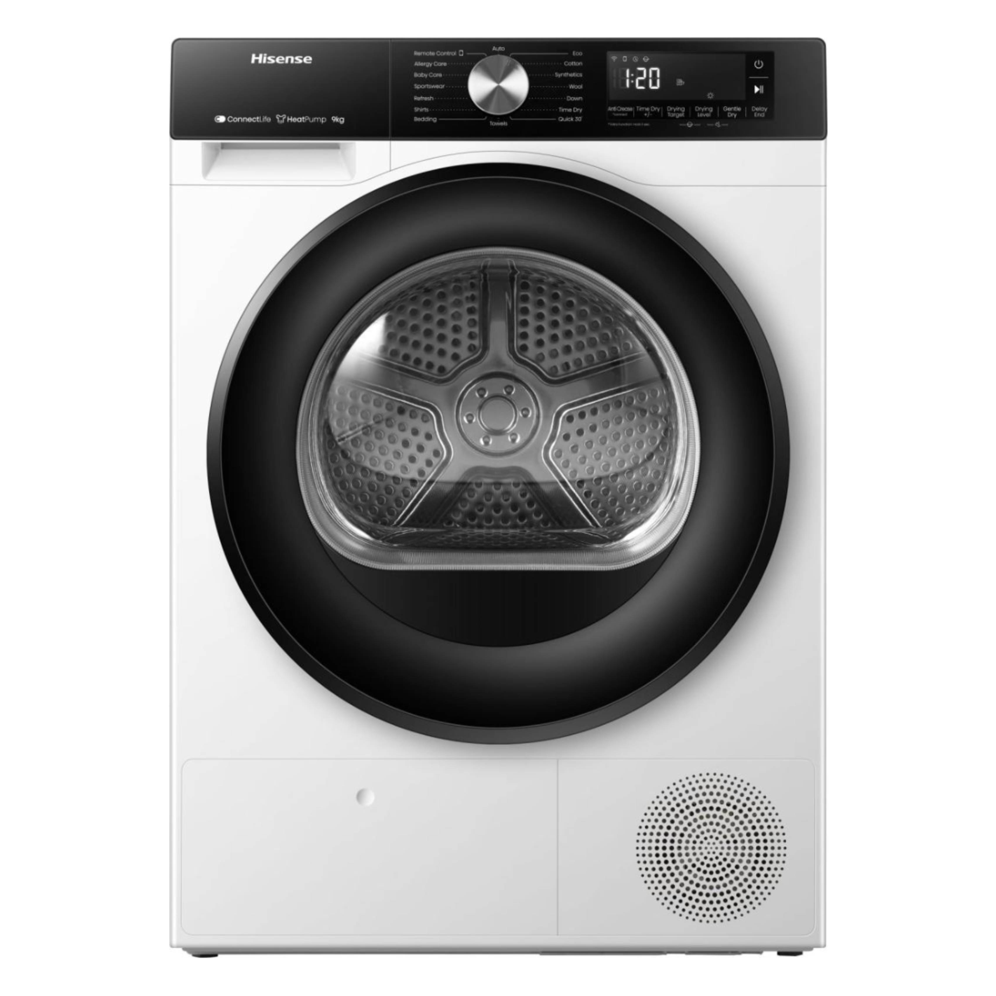 Image of suggested product: HISENSE DH3S902BW3 Στεγνωτήριο Ρούχων 9 kg, Άσπρο