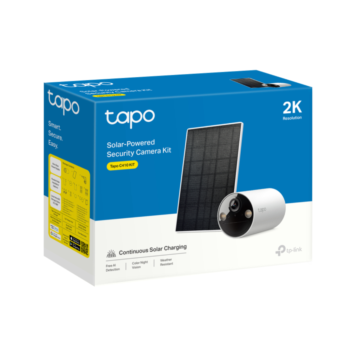 TP-LINK Tapo C410 KIT Ασύρματη Κάμερα Εξωτερικού Χώρου Με Ηλιακό Πάνελ | Tp-link| Image 5