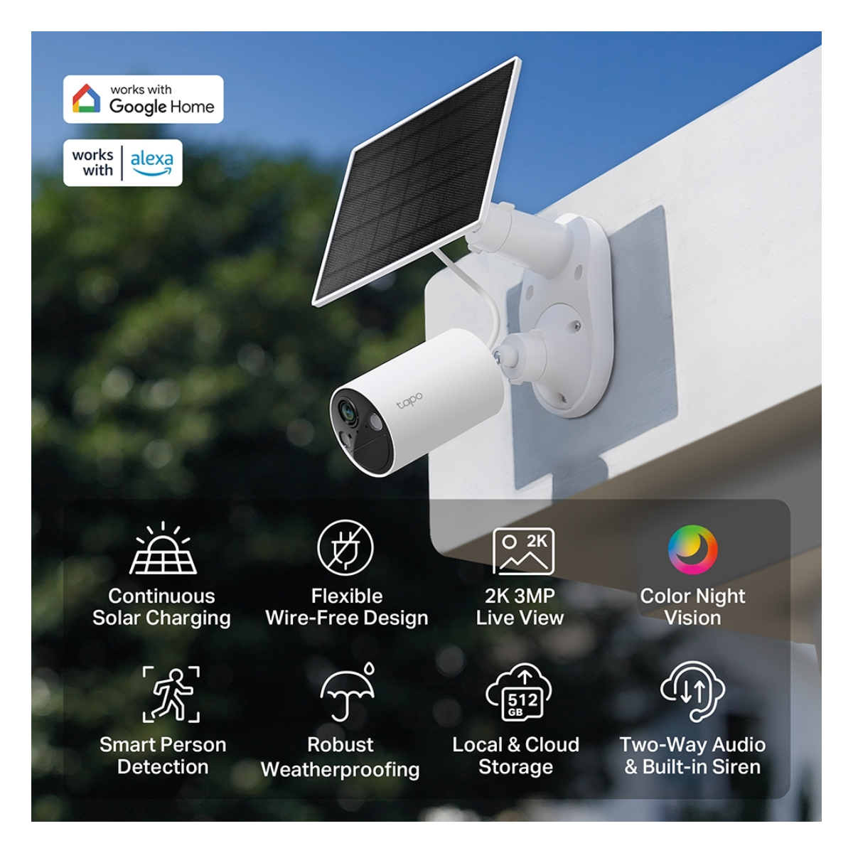 TP-LINK Tapo C410 KIT Ασύρματη Κάμερα Εξωτερικού Χώρου Με Ηλιακό Πάνελ | Tp-link| Image 4