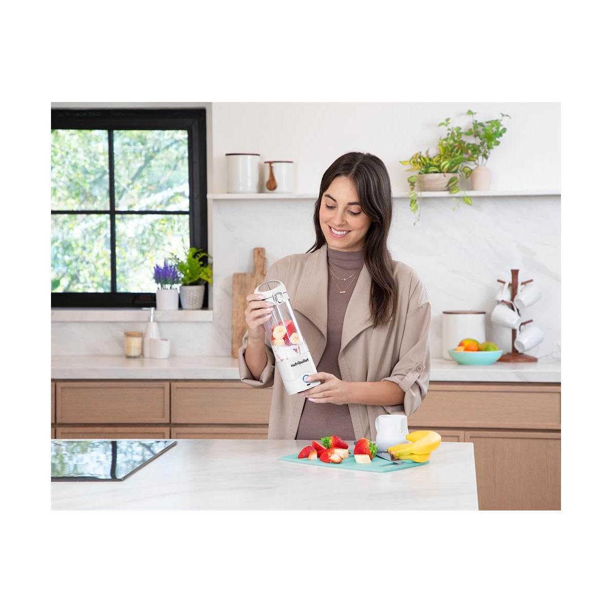 NUTRIBULLET NBP003W Portable Blender, White  | Nutribullet| Image 4