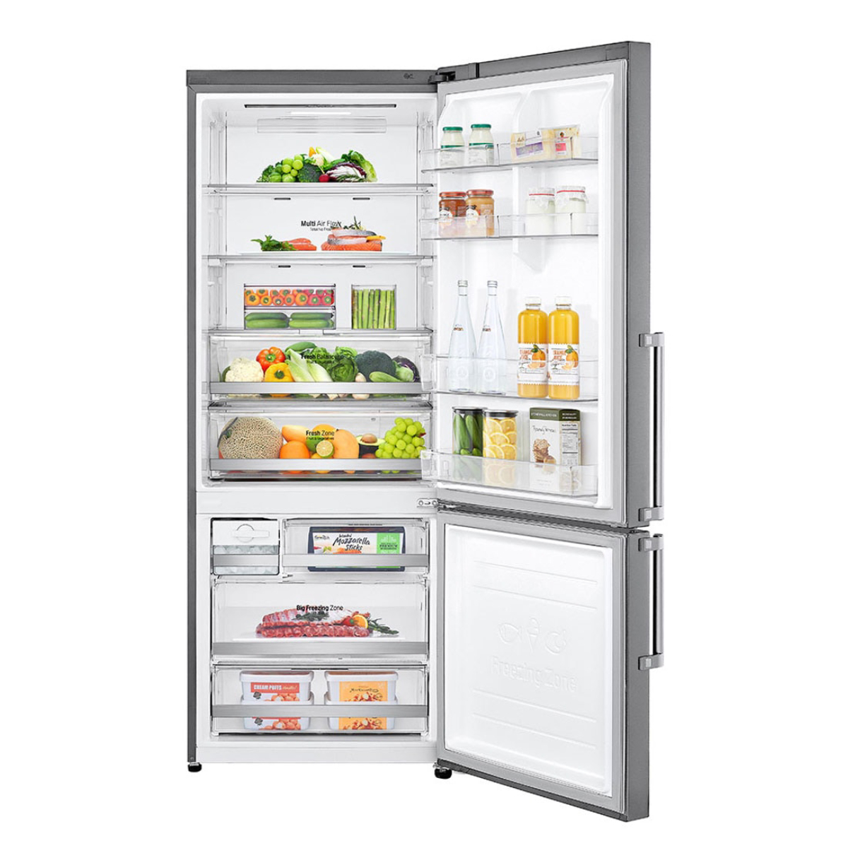 LG GBB567PZCMB Ψυγείο με Κάτω Θάλαμο, Inox | Lg| Image 2