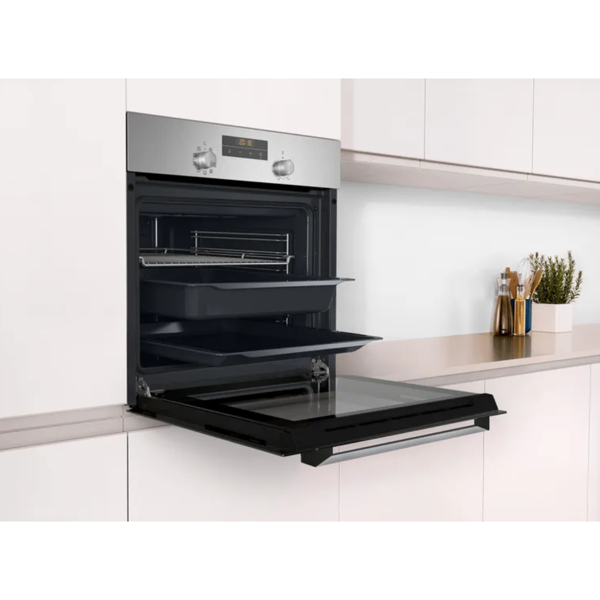 PITSOS PH10M40X2 Εντοιχιζόμενος Φούρνος, Inox | Pitsos| Image 3