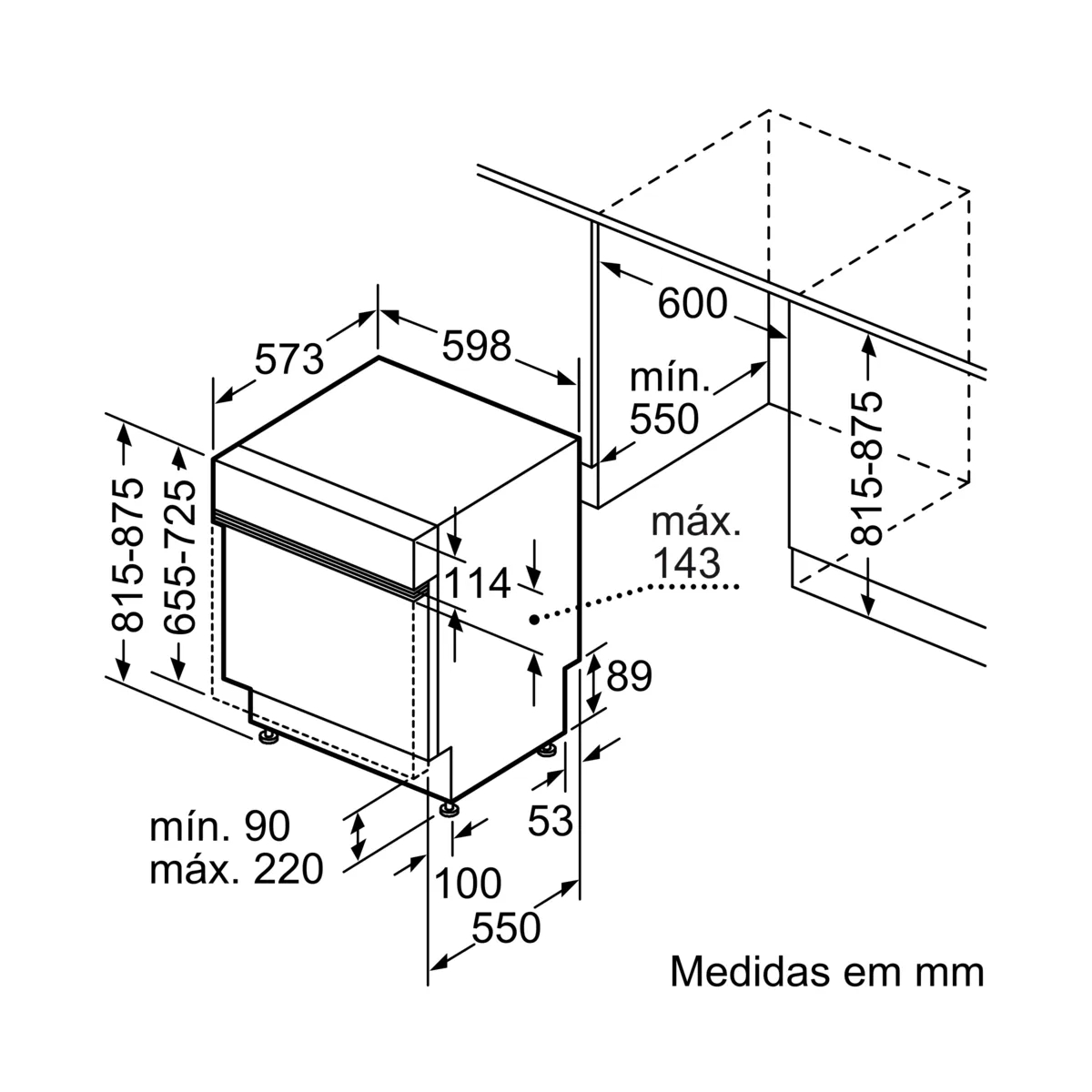BOSCH SMI4HVS14E Ημιεντοιχιζόμενο Πλυντήριο Πιάτων, 60 cm | Bosch| Image 9