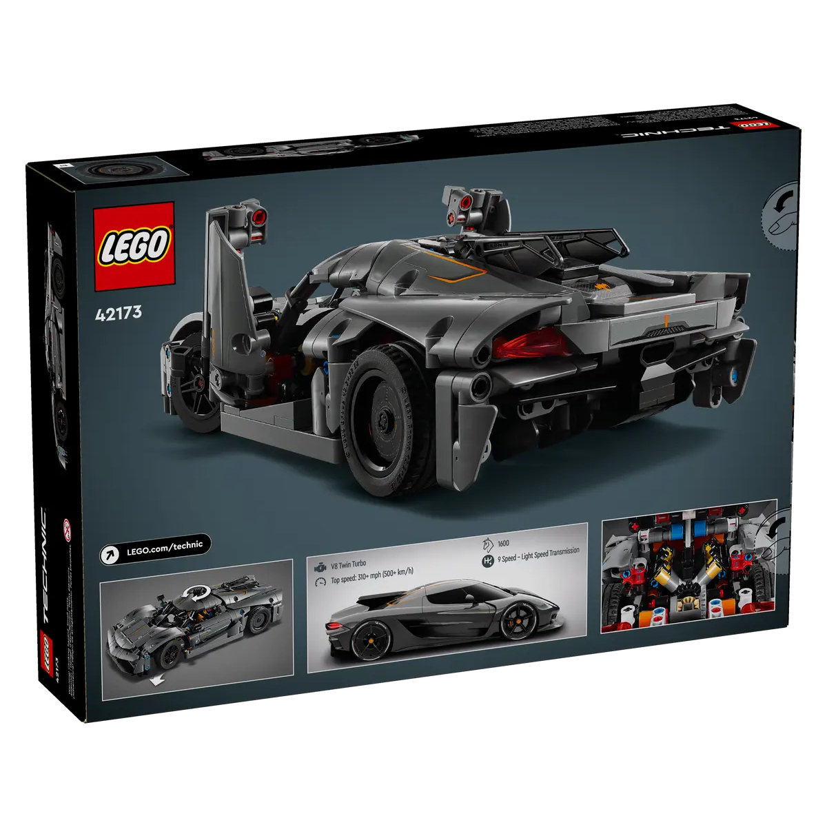 LEGO® Technic: Koenigsegg Jesko Absolut Γκρίζο Υπεραυτοκίνητο | Lego| Image 10