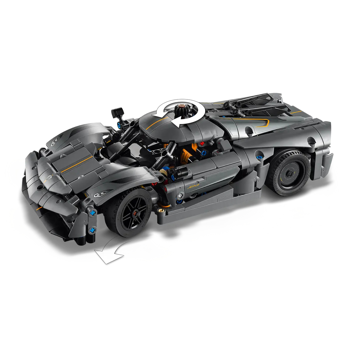 LEGO® Technic: Koenigsegg Jesko Absolut Γκρίζο Υπεραυτοκίνητο | Lego| Image 5