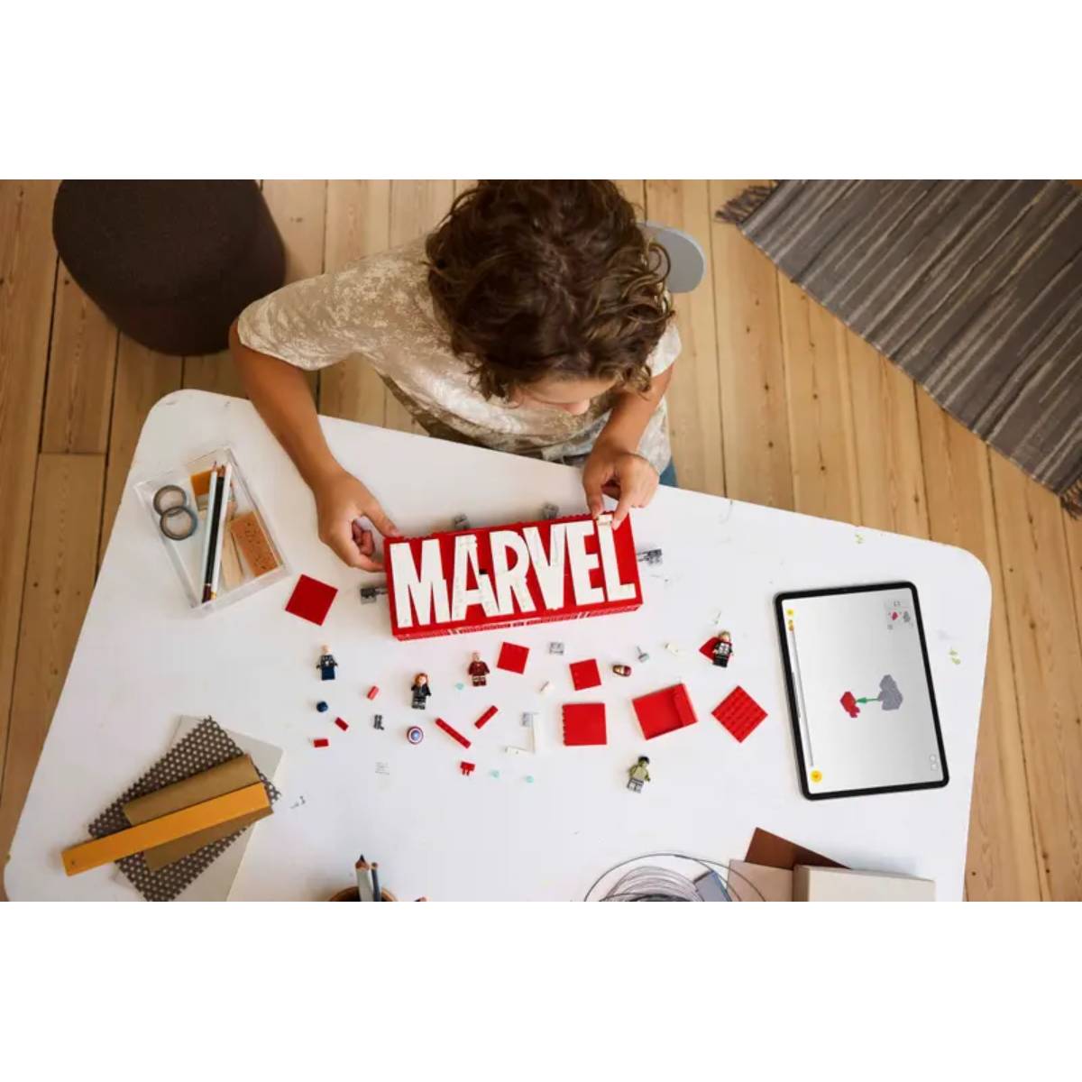 LEGO® 76313 Marvel: MARVEL Λογότυπο & Μινιατούρες, 931 Τεμάχια  | Lego| Image 5