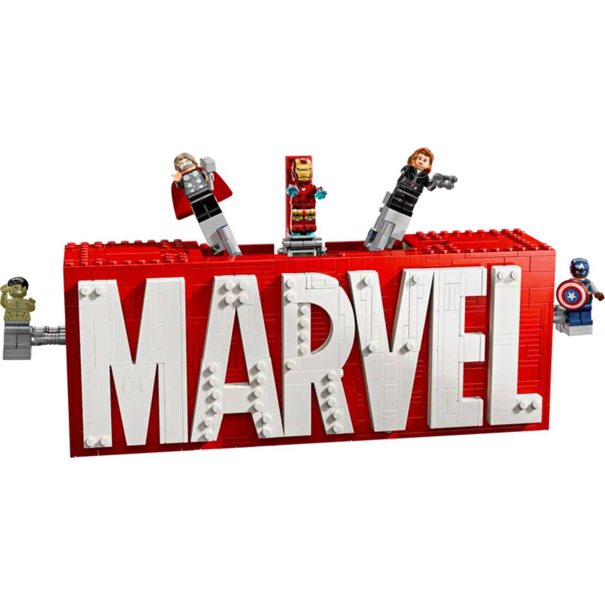 LEGO® 76313 Marvel: MARVEL Λογότυπο & Μινιατούρες, 931 Τεμάχια  | Lego| Image 1