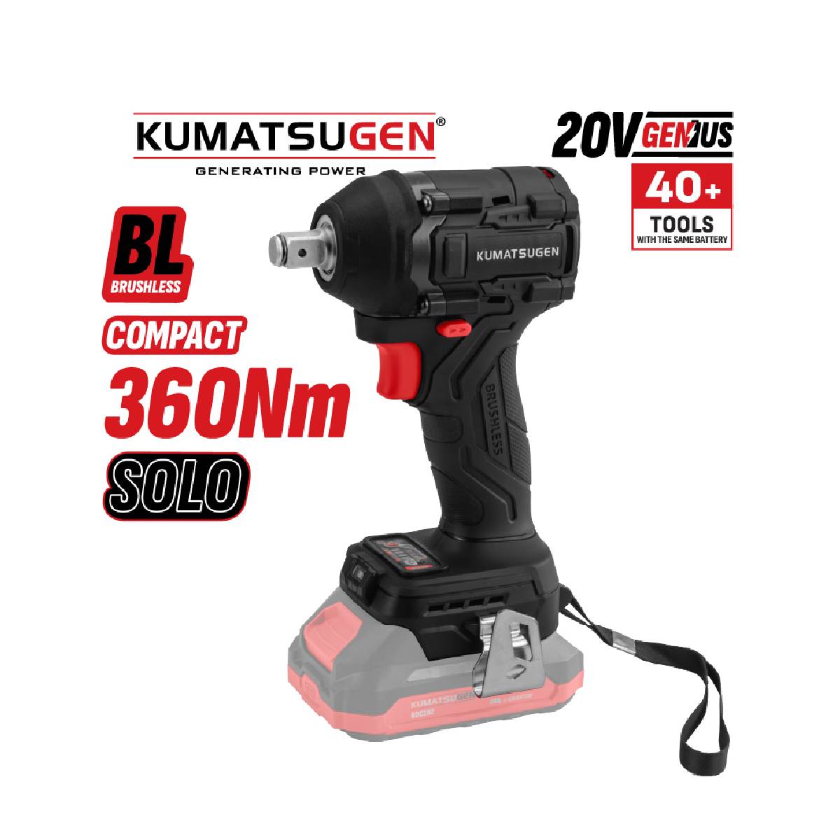 Image of suggested product: KUMATSUGEN KDC130 Παλμικό Κατσαβίδι Μπαταρίας 20V Solo