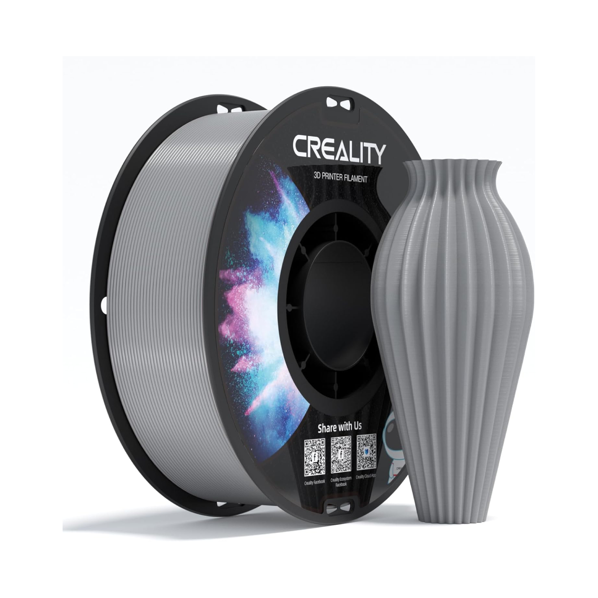 CREALITY CR-PETG Filament 1 kg, Grey | Creality| Image 1
