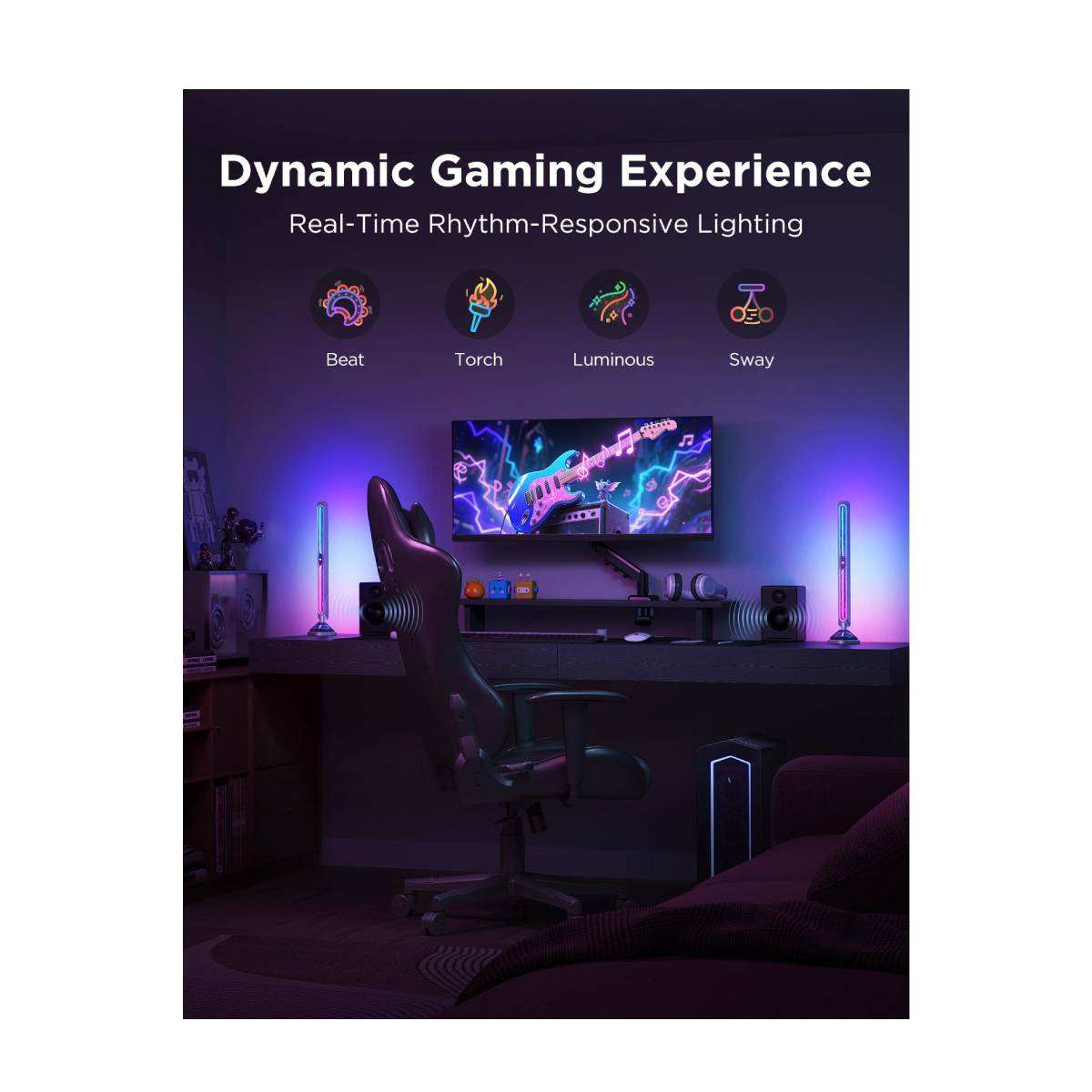 GOVEE H8048 Gaming Light Bars Pro Μπάρες Φωτισμού για Gaming Οθόνη  | Govee| Image 3