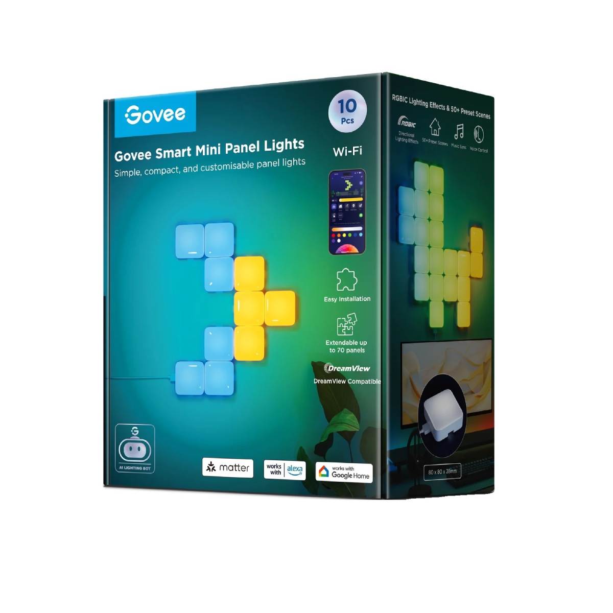 GOVEE H8069C01 Gaming Πάνελ Φωτισμού, 10 Τεμάχια | Govee| Image 1