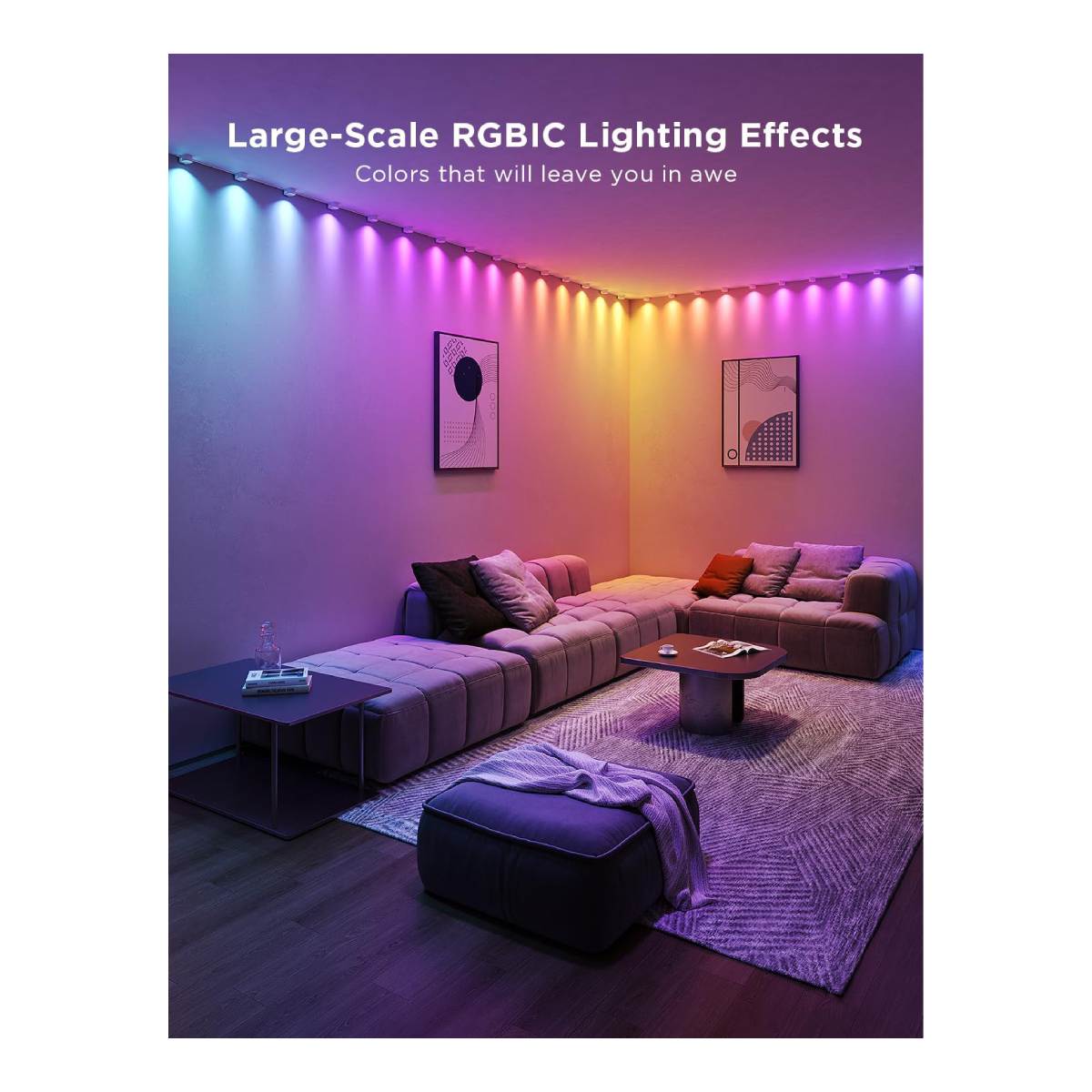 GOVEE H608A RGBIC Downlights Έξυπνη Ταινία LED Φωτισμού 5m,  Πολύχρωμο | Govee| Image 3
